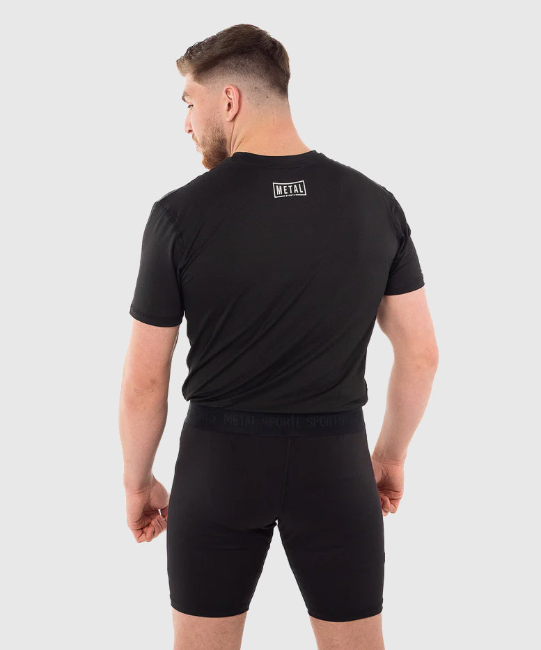 T-shirt D'Entraînement Metal Boxe - Noir