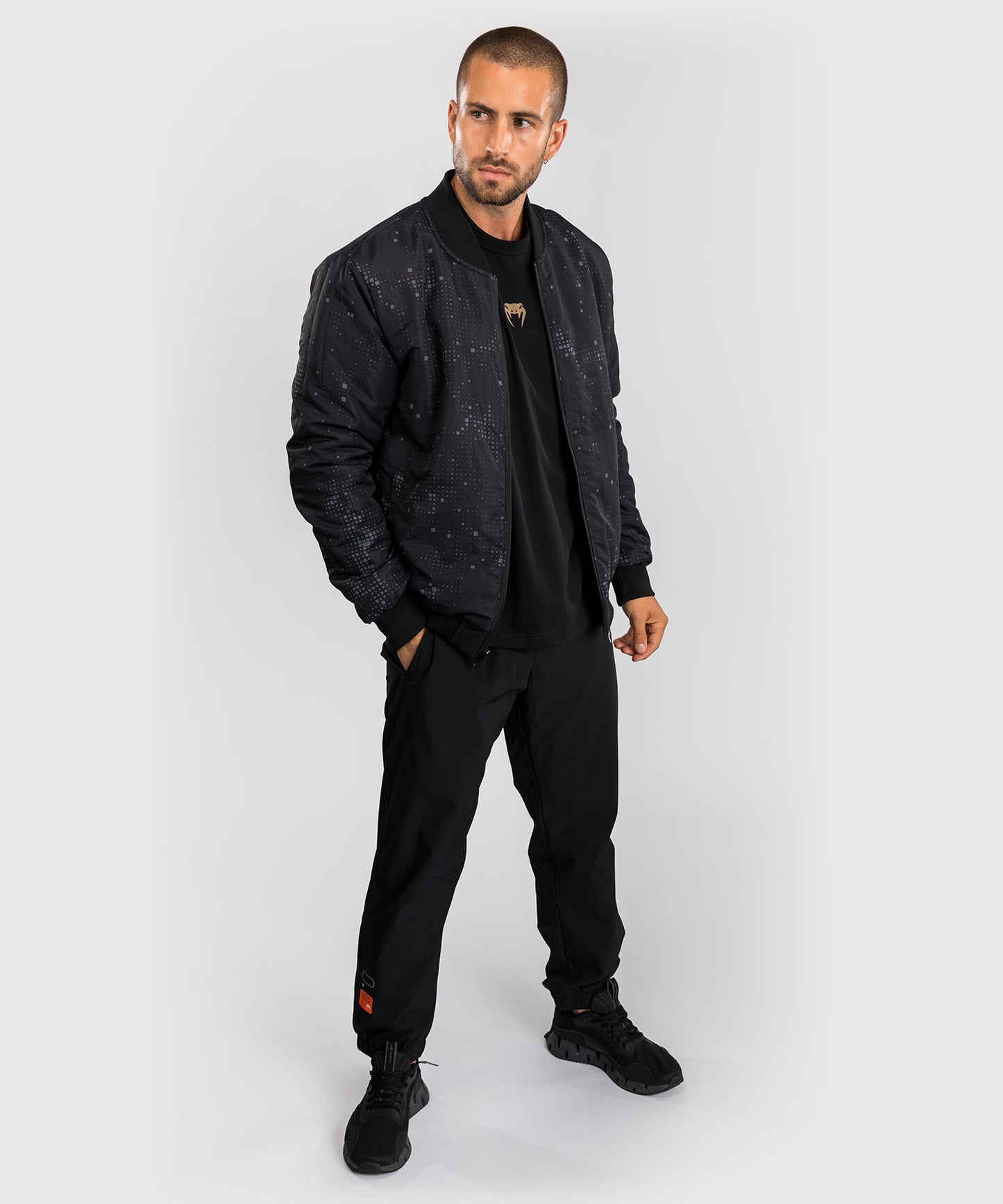 Veste Bomber Venum Eclipse – Noir/Ivoire