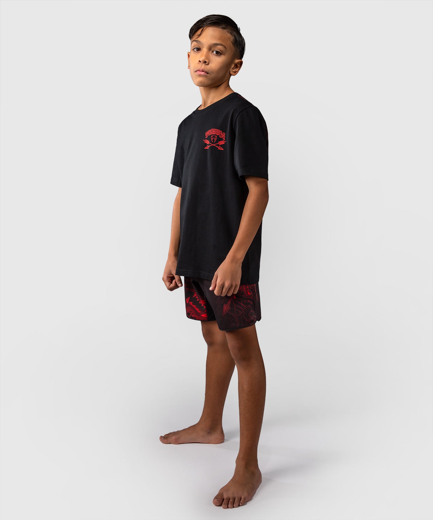 T-shirt Pour Enfants Venum Wolf Atak – Noir/Rouge