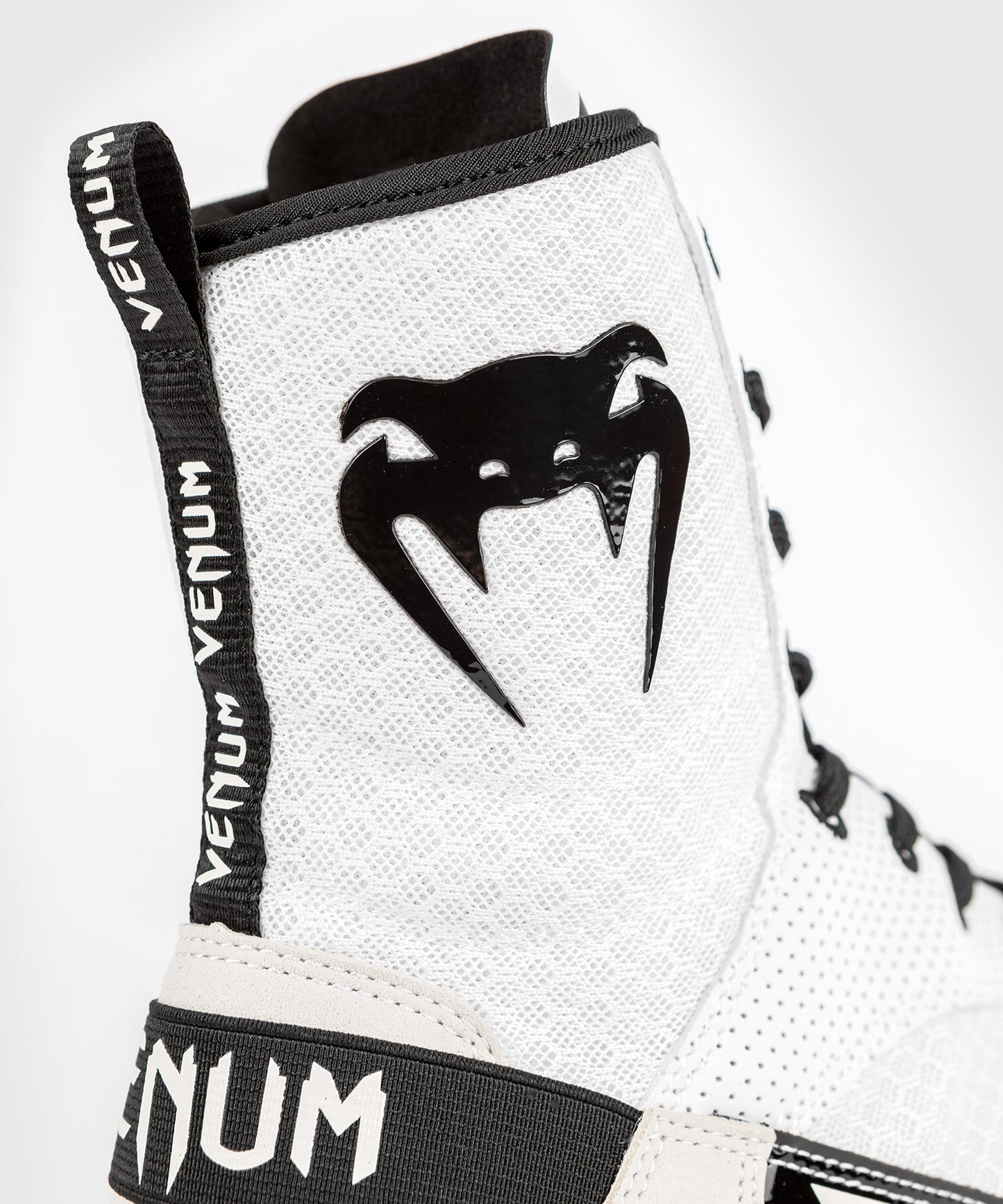 Venum Elite Zapatillas de Boxeo - Blanco/Negro