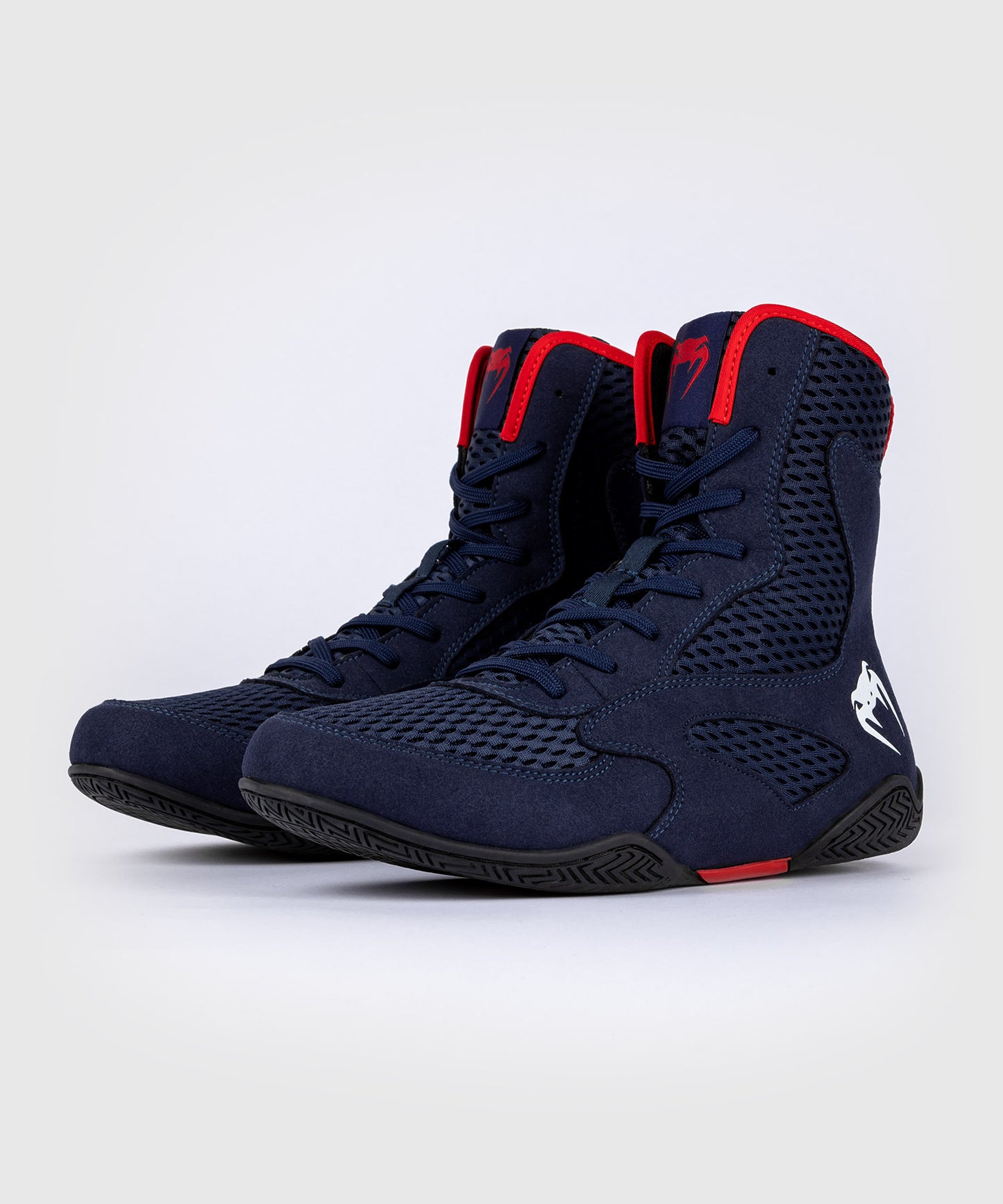 Venum Contender Boxschuhe - Marineblau/Rot