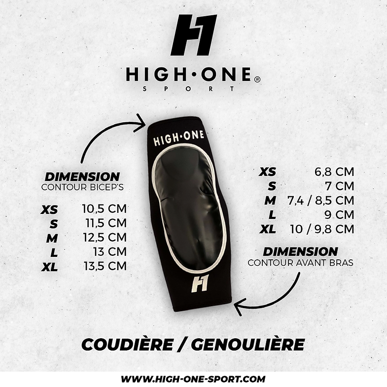 High One Sparring Gomitiere e Ginocchiere - Nero