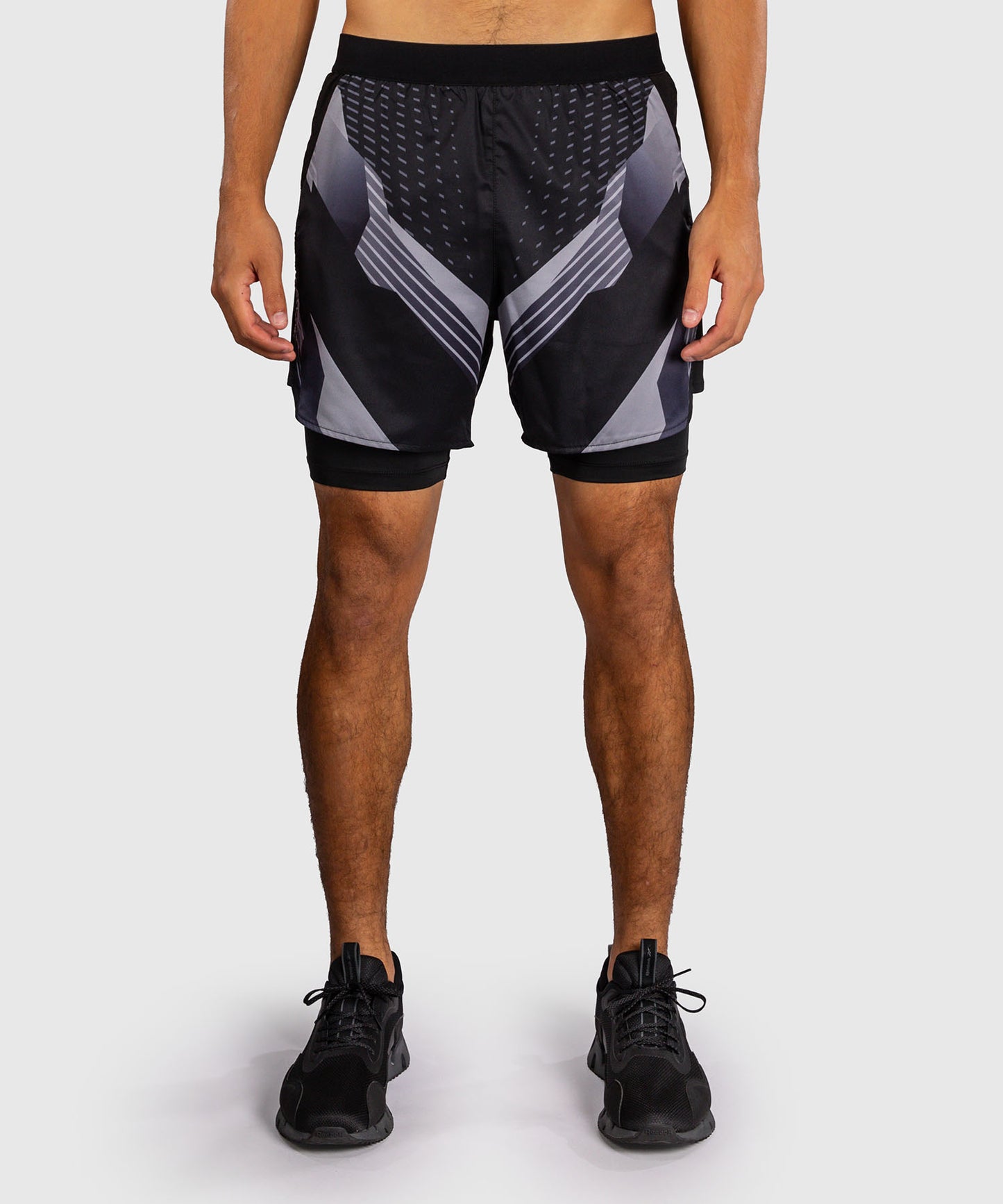 Venum No-Gi 6.0 Pantalón Corto de Entrenamiento - Negro/Blanco