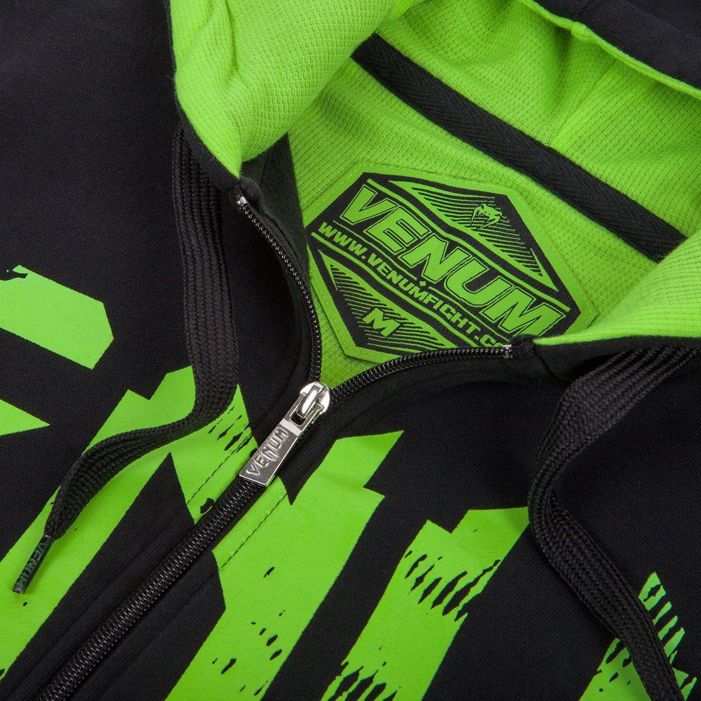 Sweatshirt Venum Undisputed - Noir/Jaune Fluo