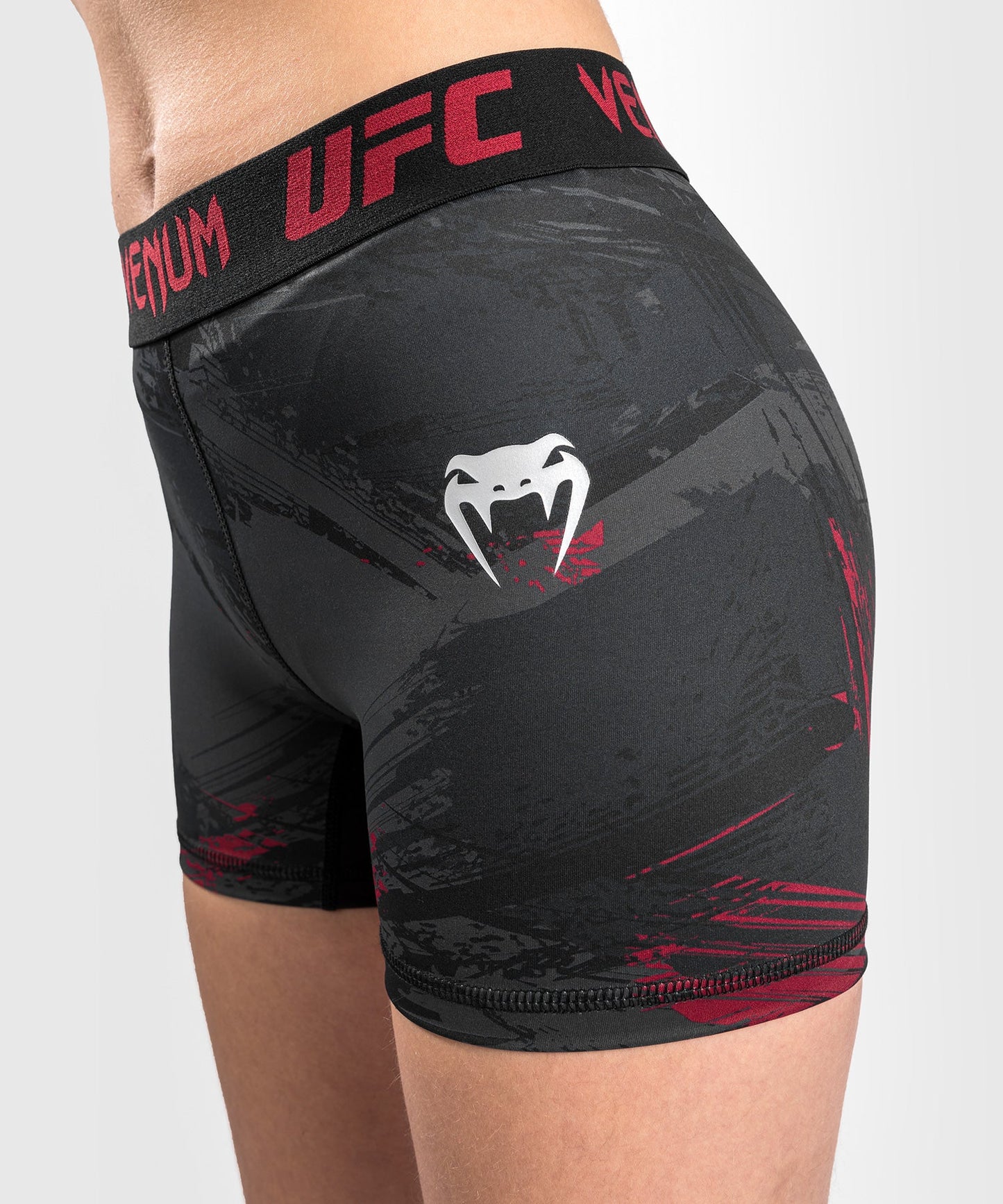 Women's UFC Venum Authentic Fight Week 2.0 Compression Short - Black/Red