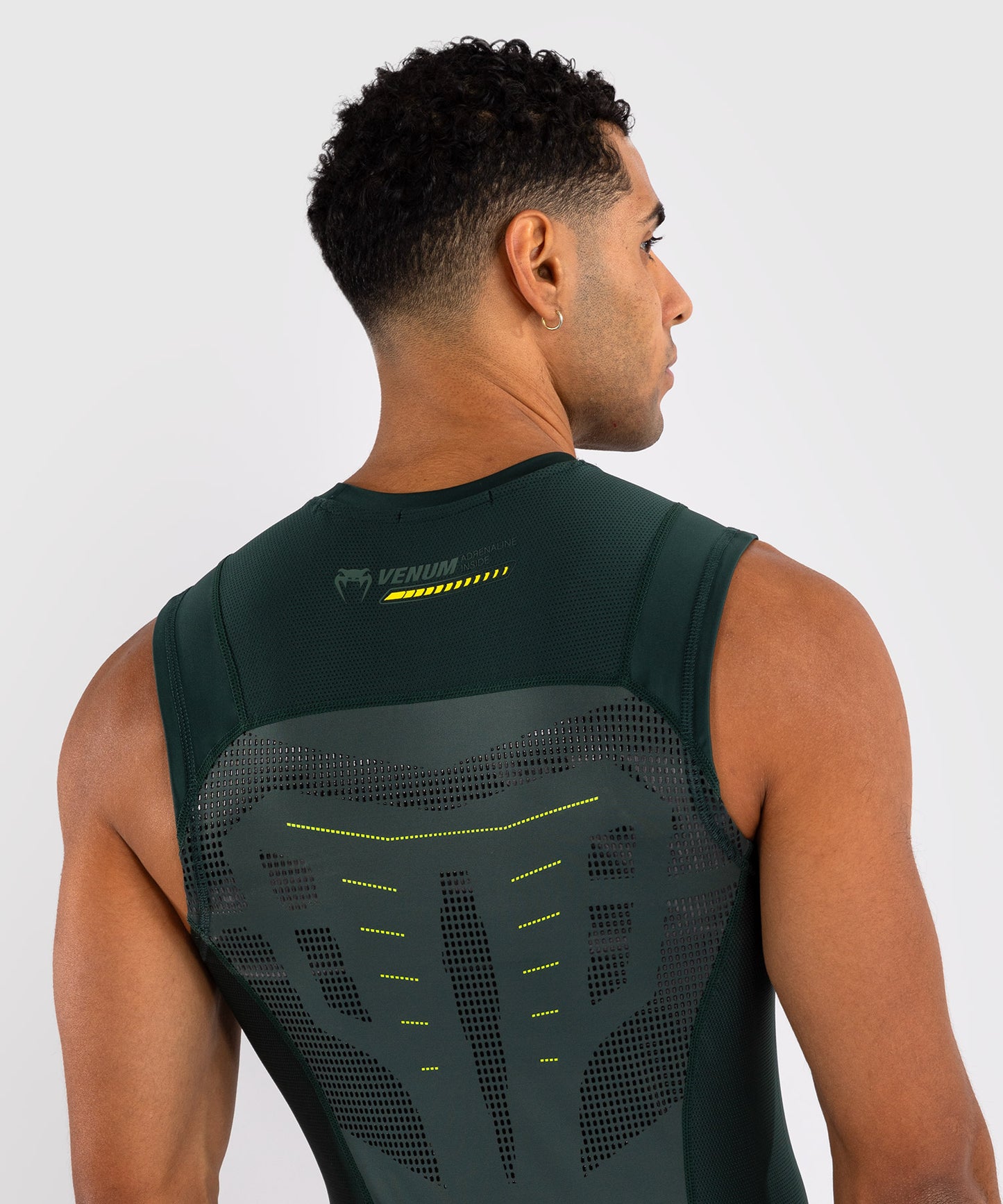 Venum Technical 3.0 Camiseta Sin Mangas Rashguard - Verde Bosque