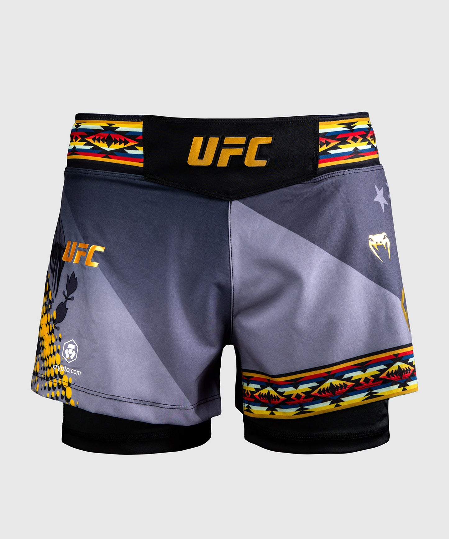 Women’s UFC Unrivaled by Venum Black Julianna Peña Short Fit Fight Short