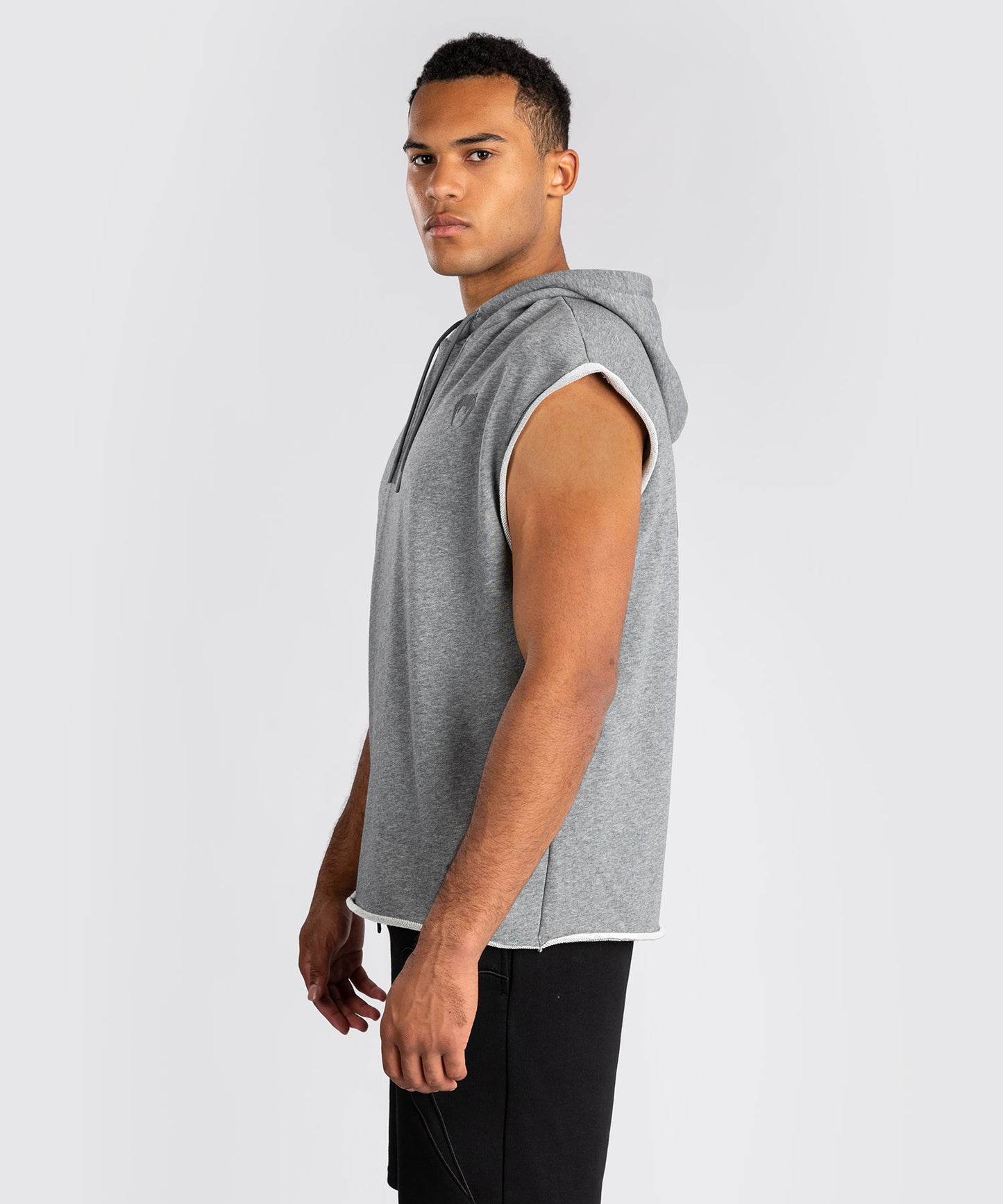 Venum Divide Sudadera con Capucha Sin Mangas - Gris Jaspeado