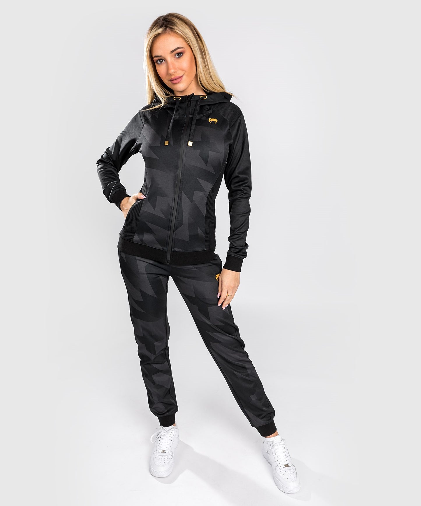 Sweatshirt à Capuche Venum Razor - Pour Femmes - Noir/Or