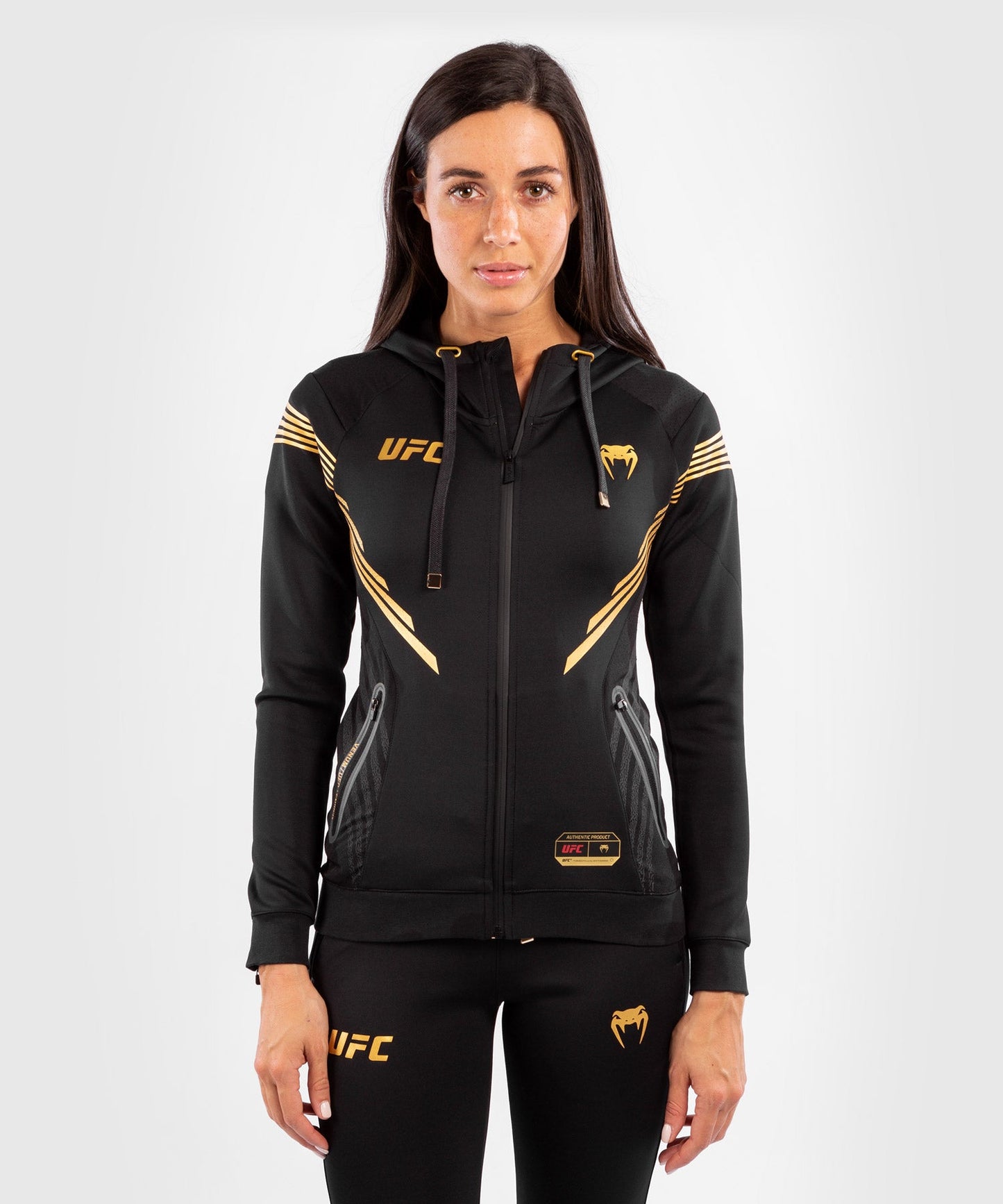 Frauen UFC Venum Authentic Fight Night Kapuzen-Sweatshirt - - Champion