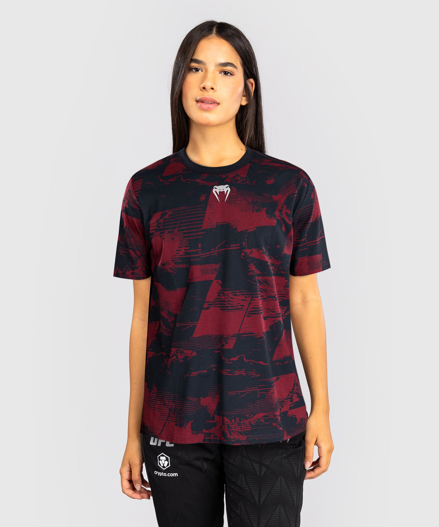 Women's UFC Zenith by Venum Burgundy Authentic Fight Week Short Sleeve T-Shirt