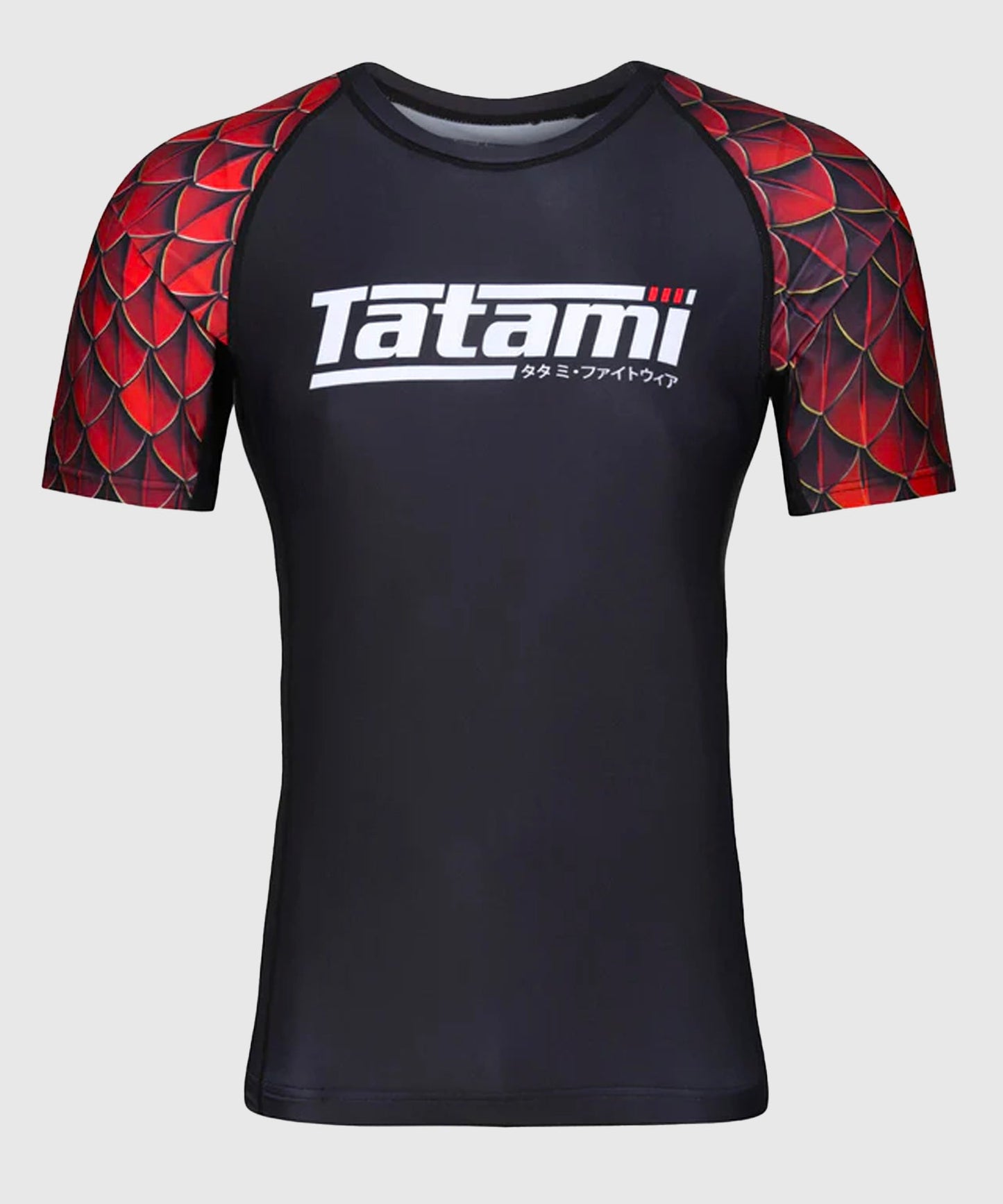 Tatami Fightwear Recharge Dragon Rashguard Kurzarm – Schwarz/Rot