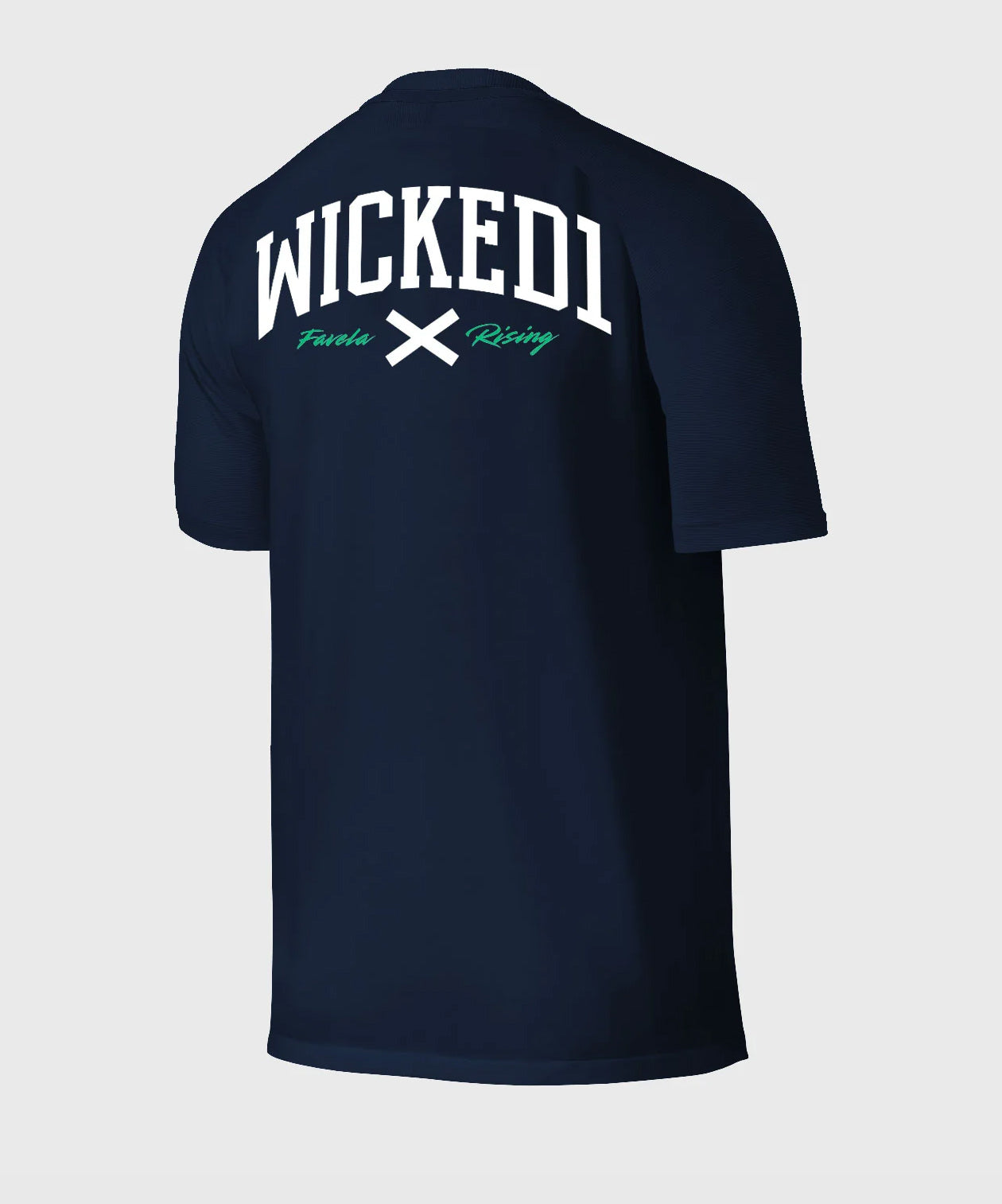 Wicked One Favela Rising Training T-Shirt - Navy Blue