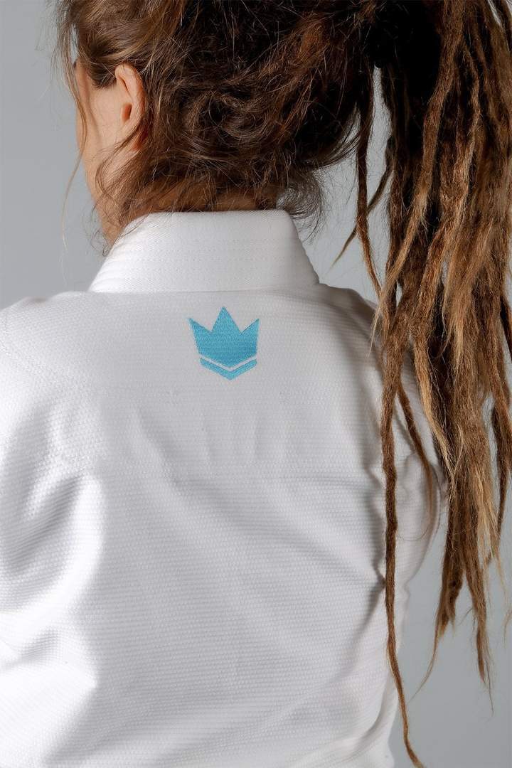 Kingz The One BJJ Gi Damen - Weiß/Hellblau