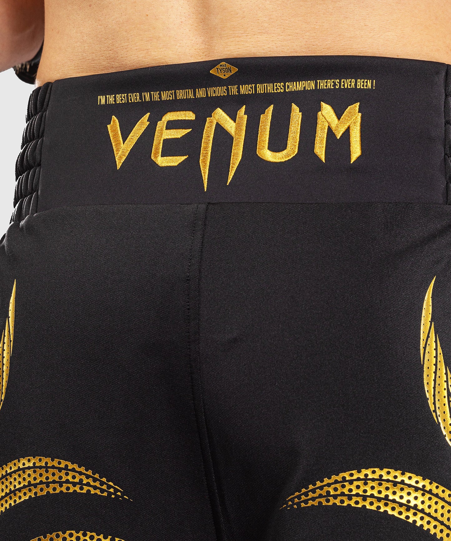 Venum x Mike Tyson Tiger Boxing Shorts - Black/Gold