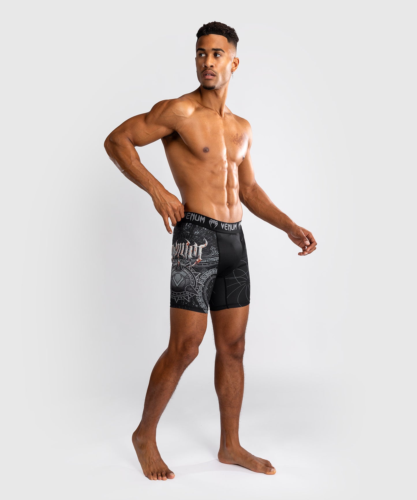Venum Gladiator 5.0 Herren Vale Tudo Shorts - Schwarz/Silber