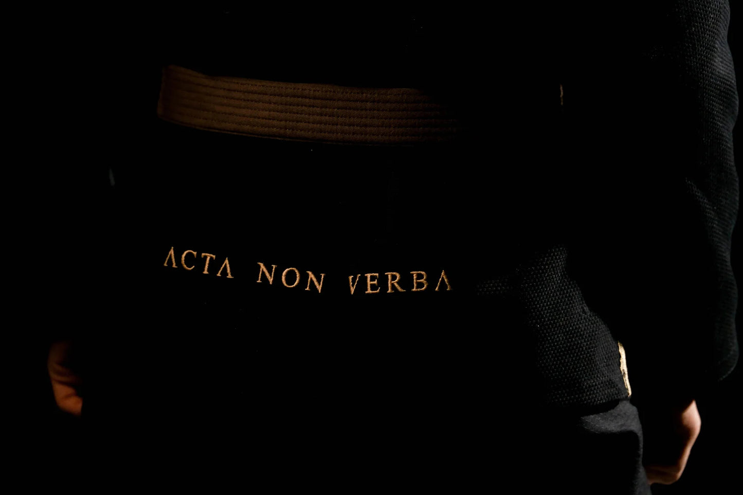 Ground Force Acta Non Verba BJJ Gi - Black