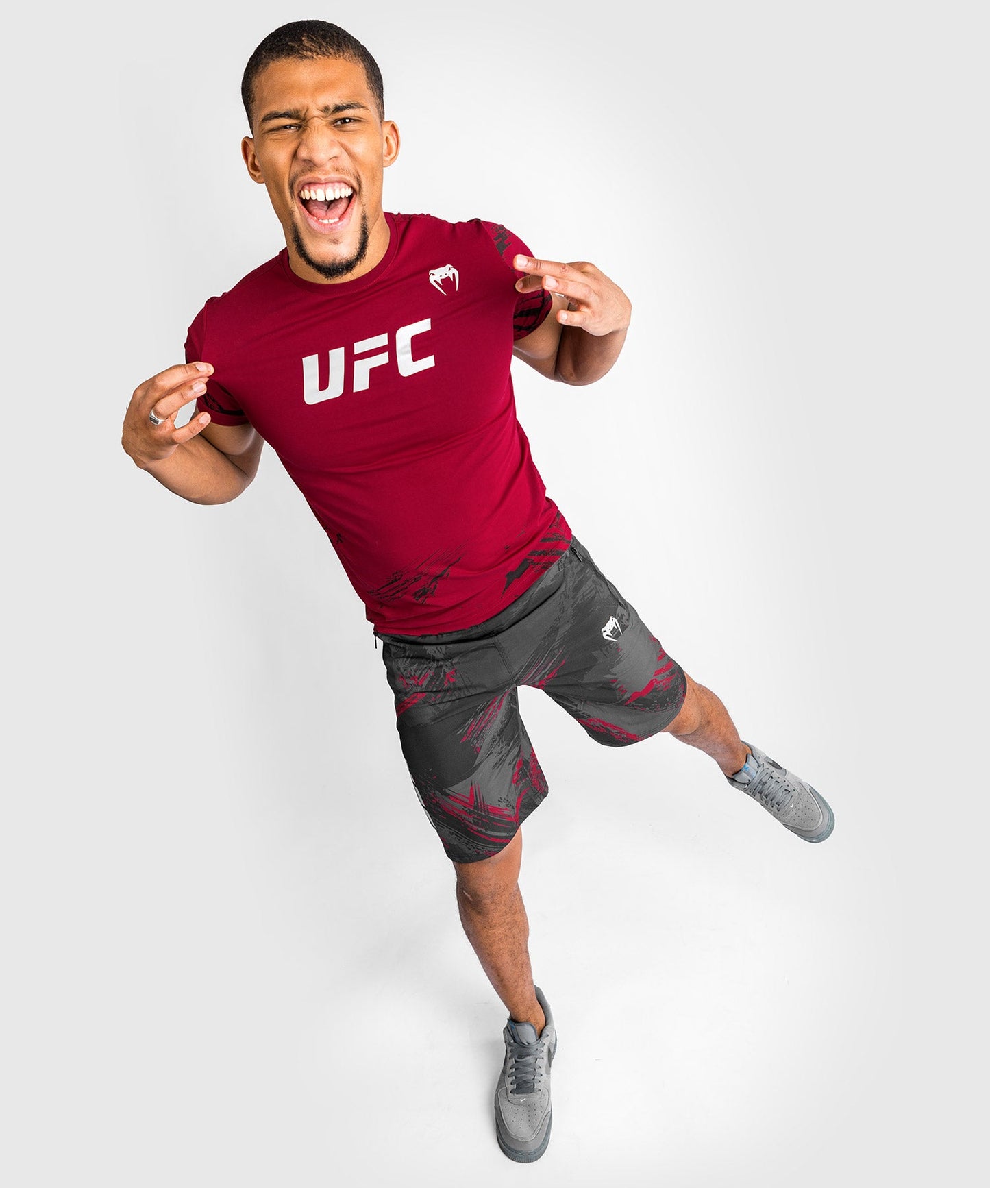 Venum Authentic Fight Week 2.0 UFC T-Shirt - Kurzarm - Rot