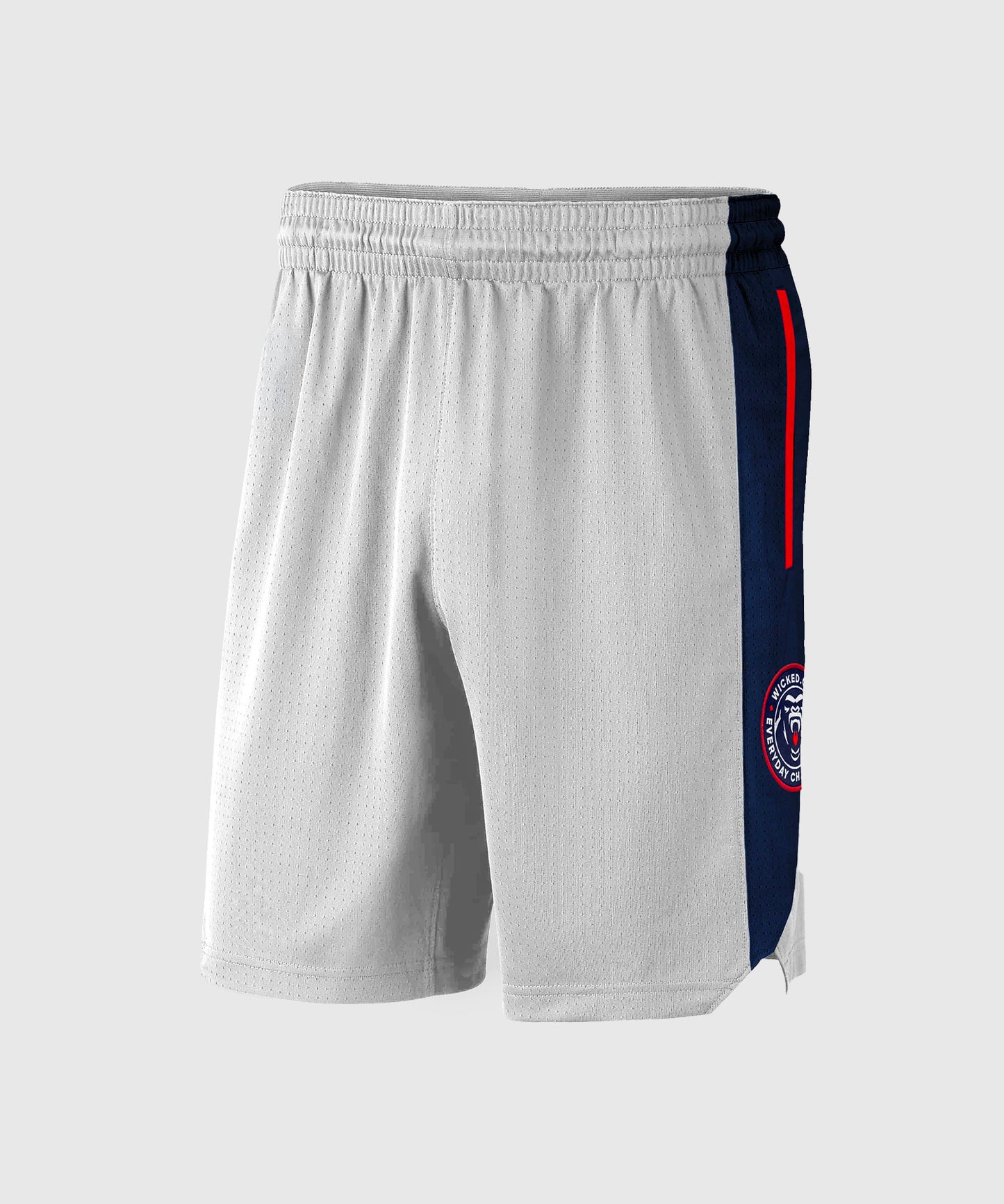 Wicked One Whacks Shorts - Weiß & Marineblau