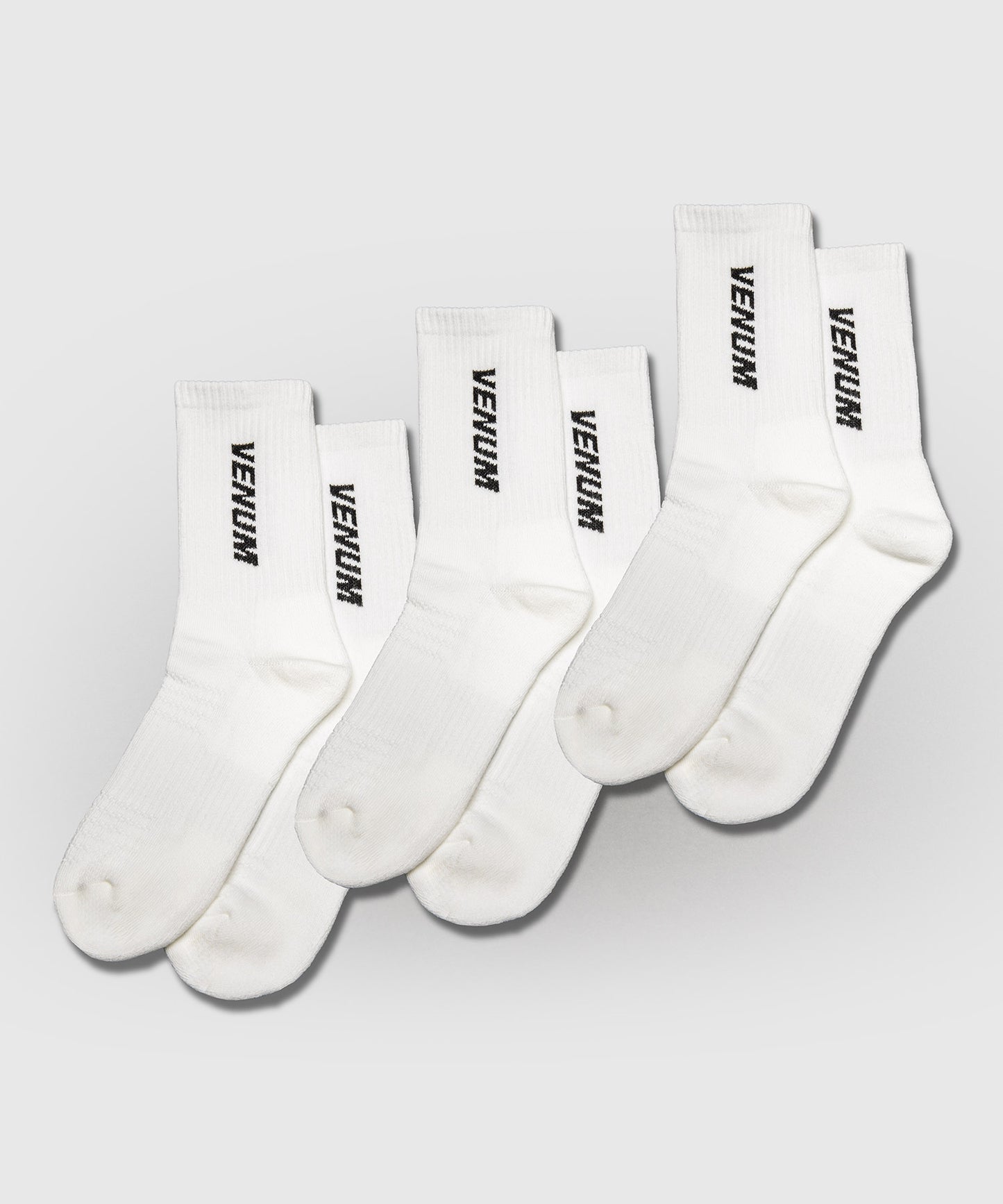 Chaussettes mi-longues Venum Essential – Blanc/Noir