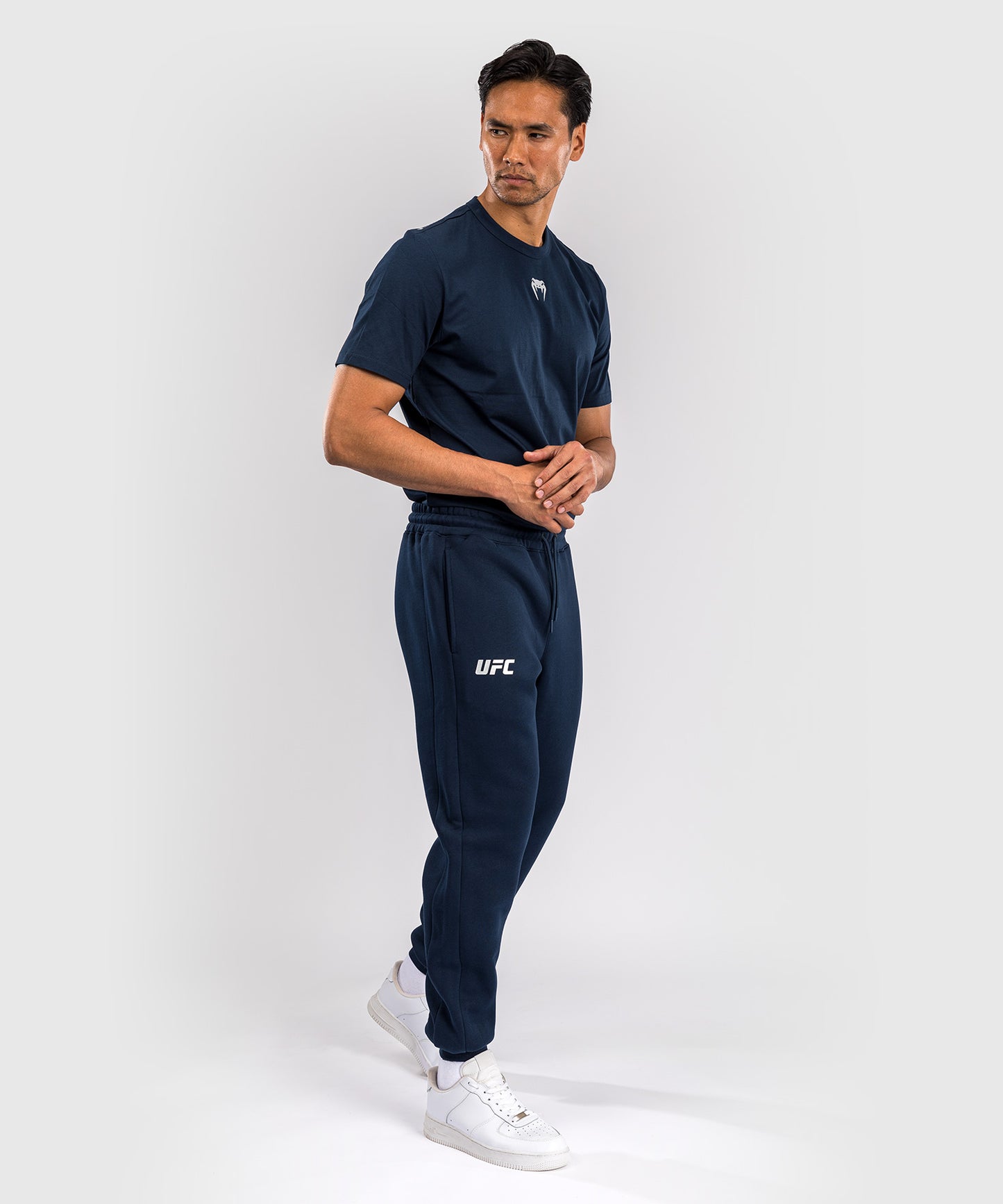 UFC Fusion by Venum Fight Week Pantalón de Algodón para Hombre - Solid Azul oceánico