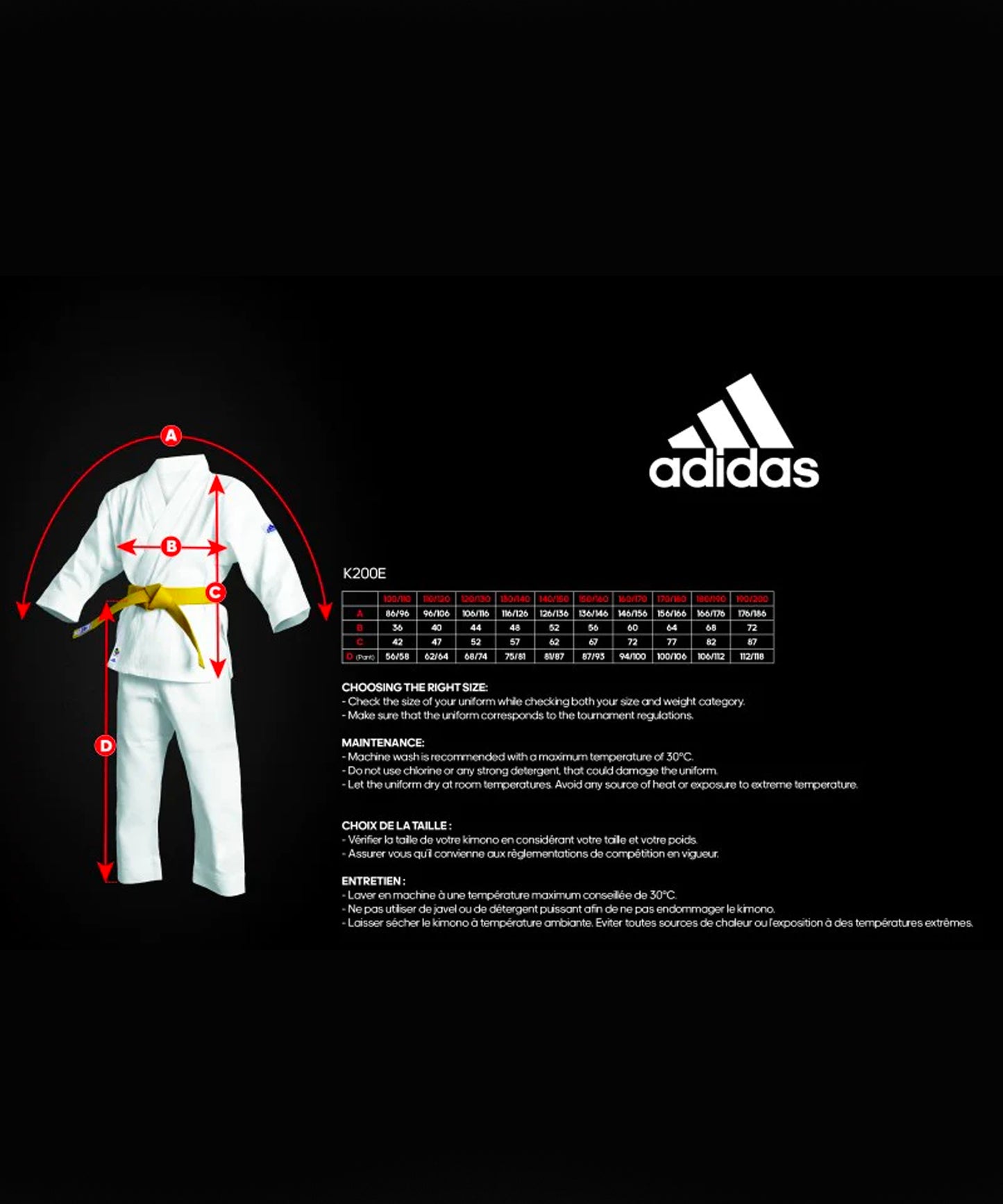Adidas Evolutiv Kimono de Karate