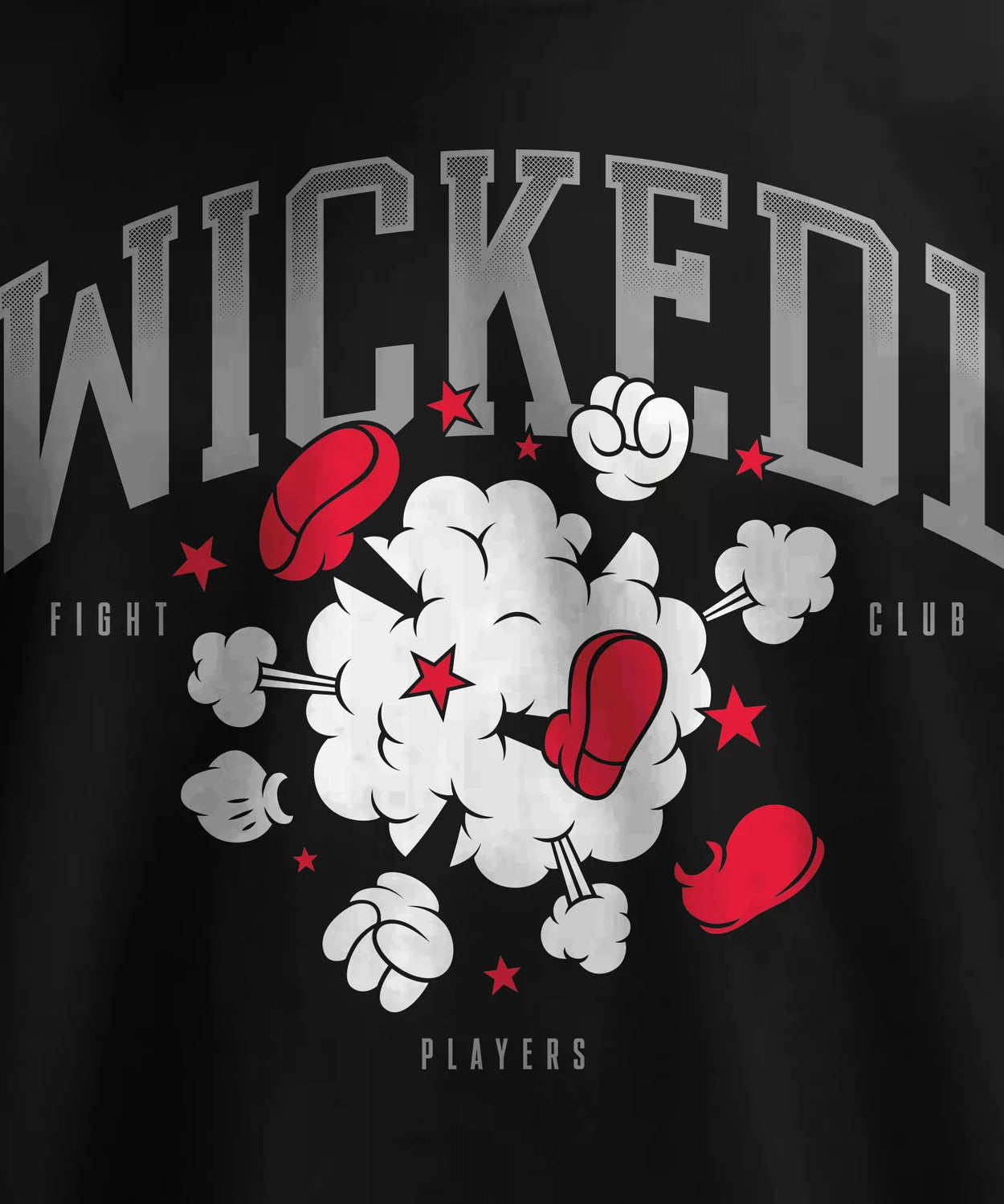 Wicked One Fight Club T-Shirt - Schwarz