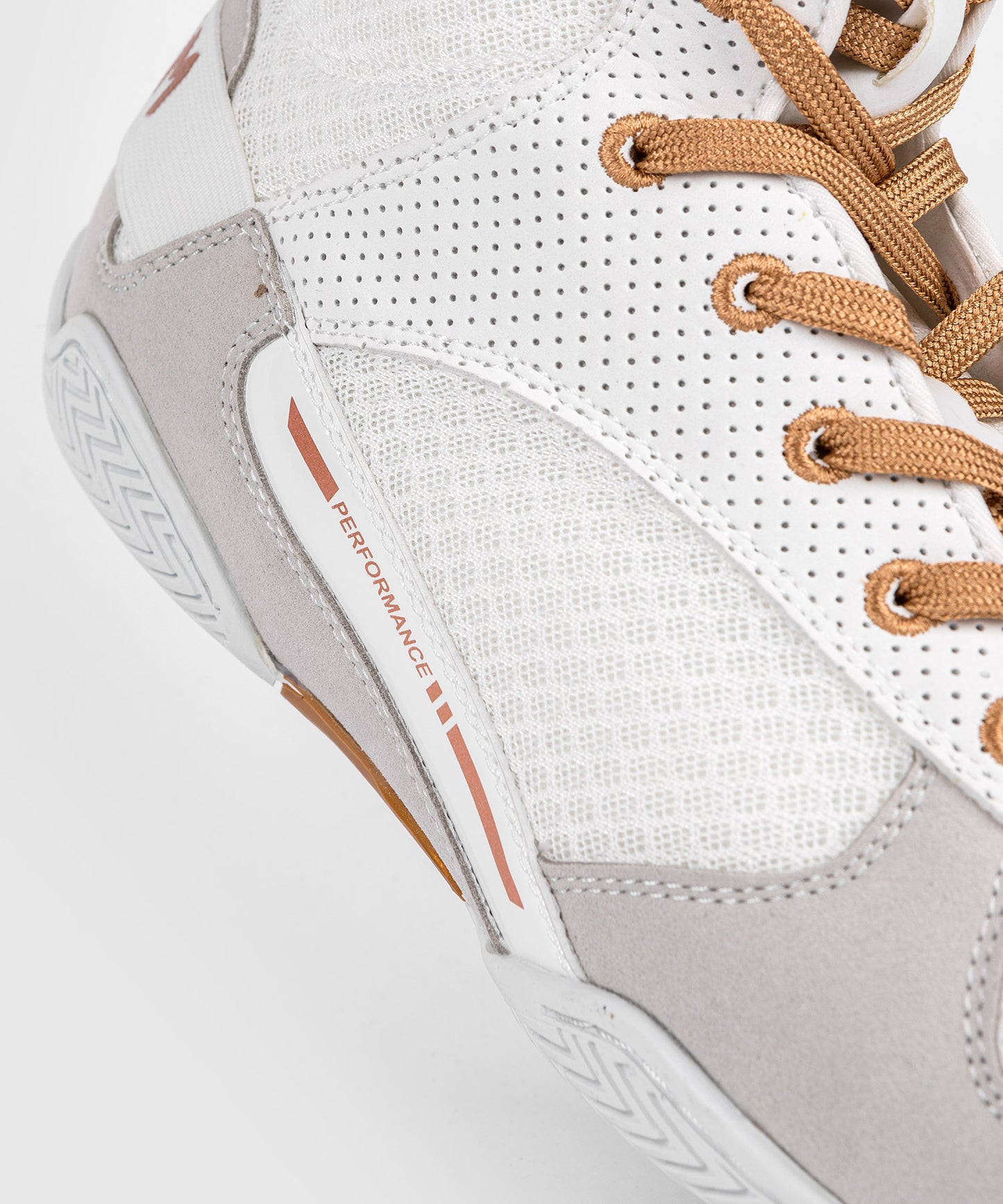 ZAPATOS DE BOXEO VENUM ELITE MONOGRAM – BLANCO/DORADO