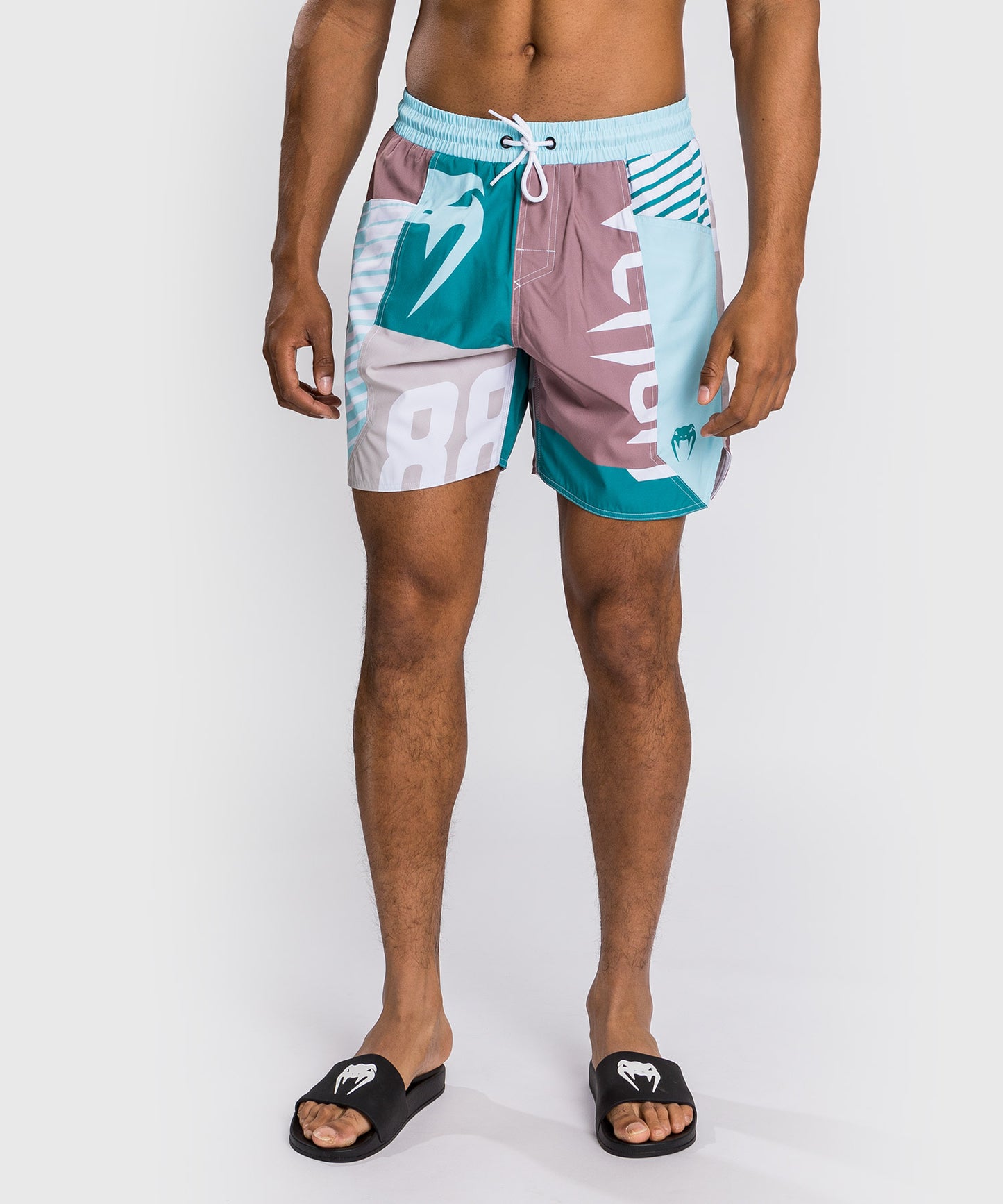 Short De Bain Venum Summer 88 - Clearwater/Bleu Mosaïque