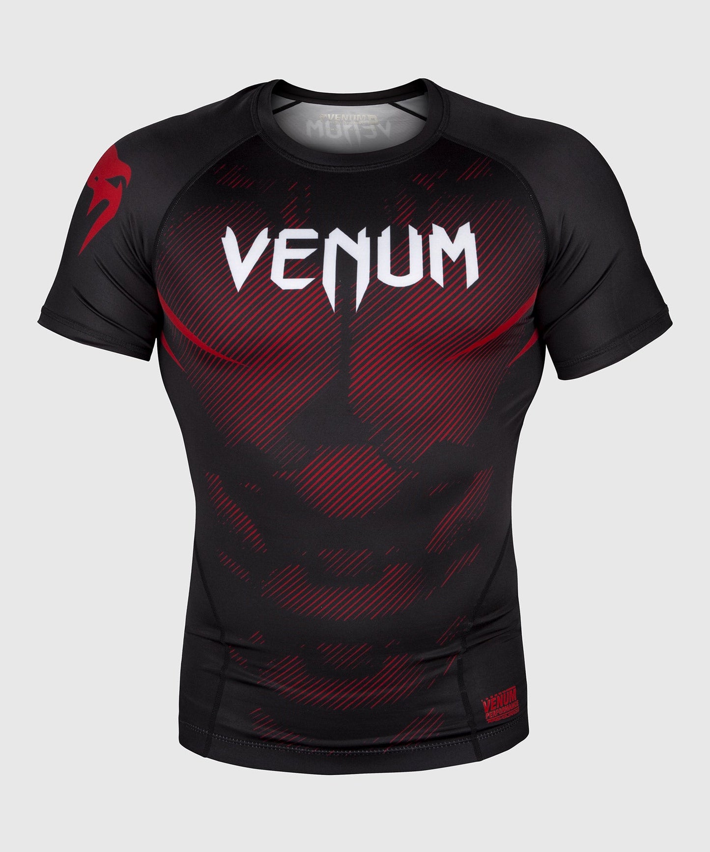 Venum NoGi 2.0 Rashguard - Kurzarm IBJJF approved - Schwarz