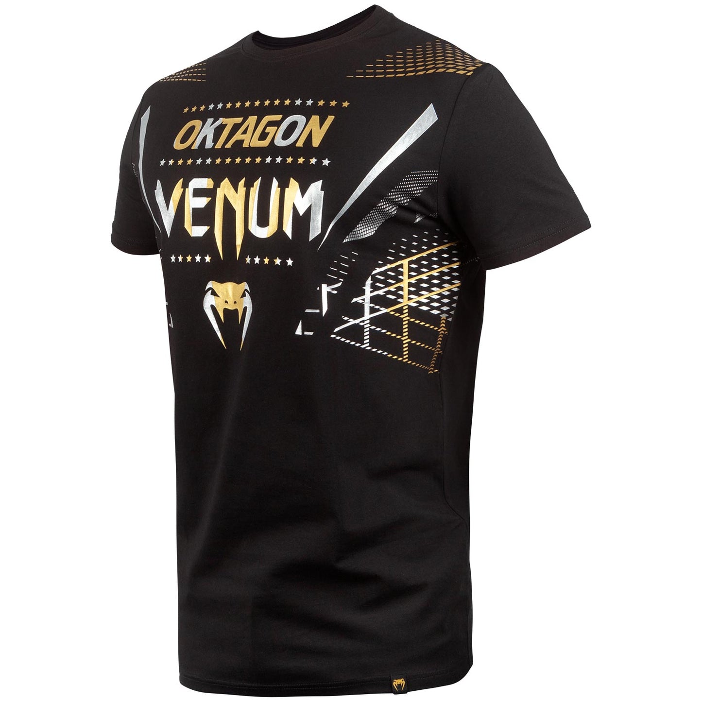 Venum Oktagon T-shirt - Black/Gold/Silver