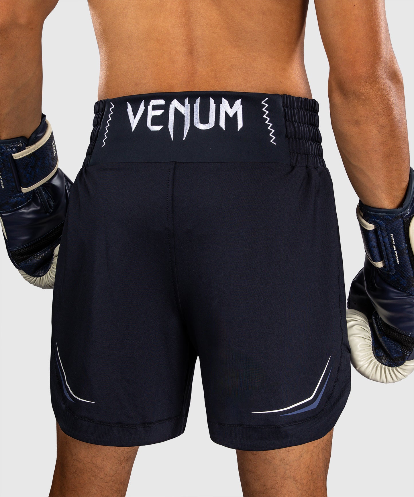 Venum G-Core Pantalón Corto de Boxeo - Azul Marino/Blanco