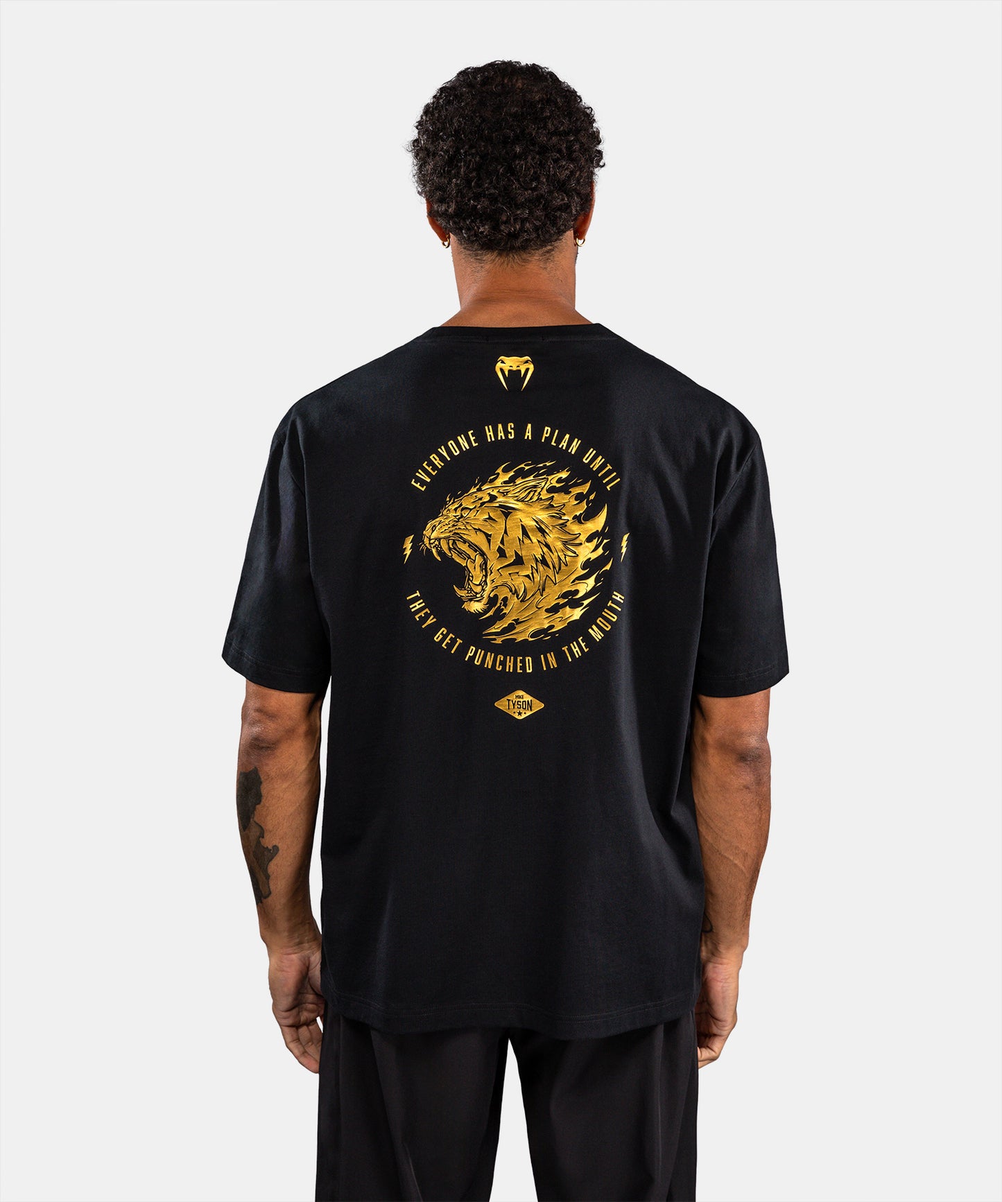 T-shirt Venum x Mike Tyson Tiger - Noir/Or