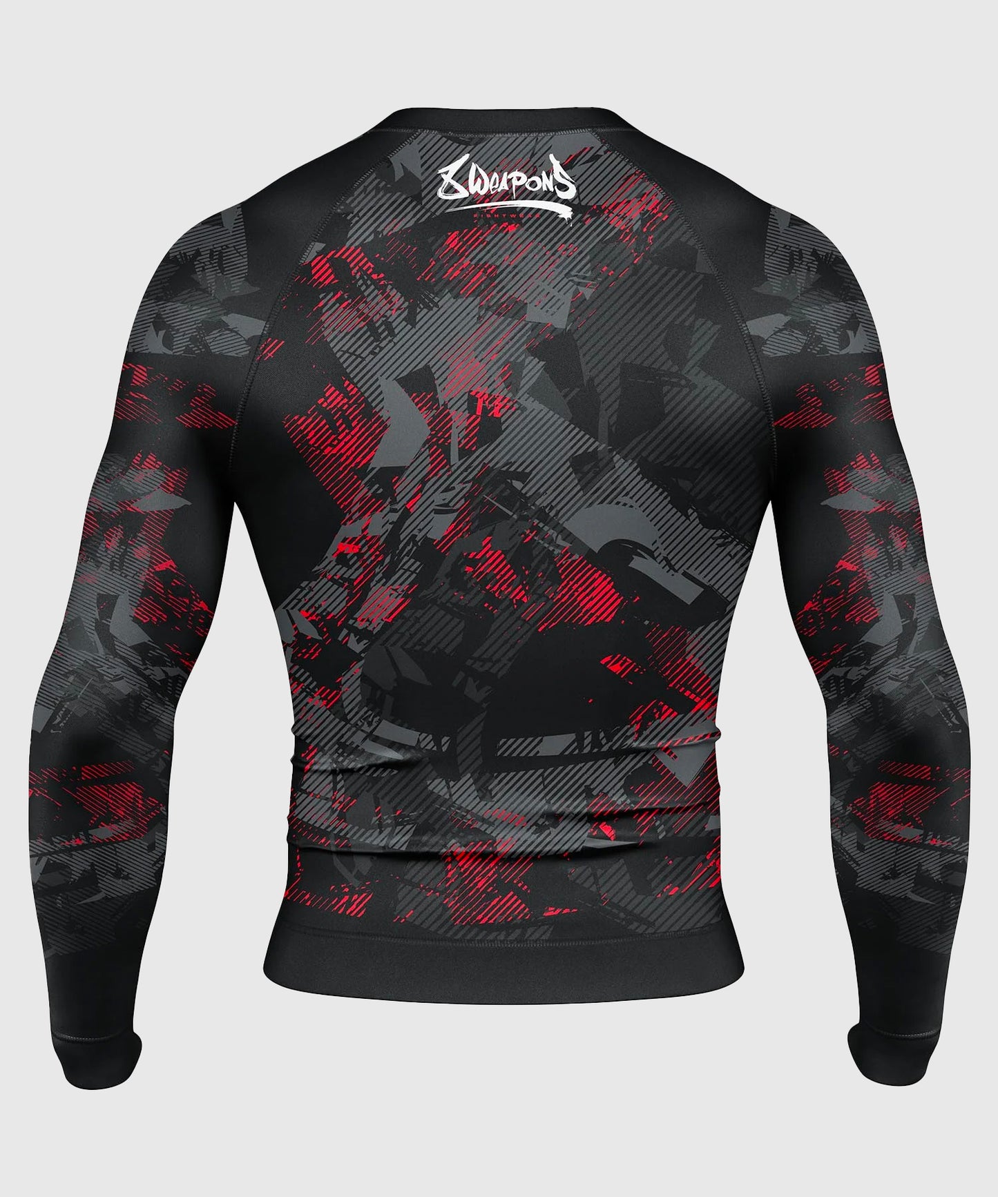 8 Weapons Hit 2.0 Langarm-Rashguard - Schwarz