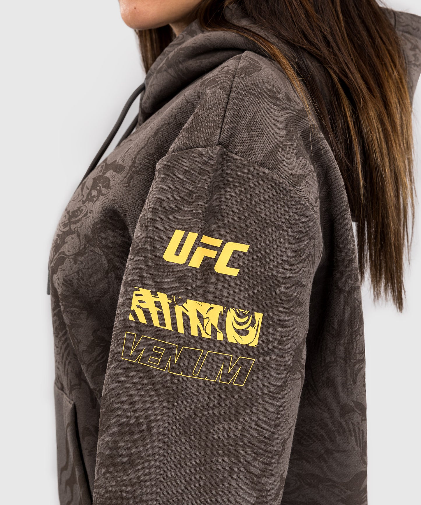 UFC Fusion by Venum Fight Week Sudadera con Capucha para Mujer - Marrón tierra