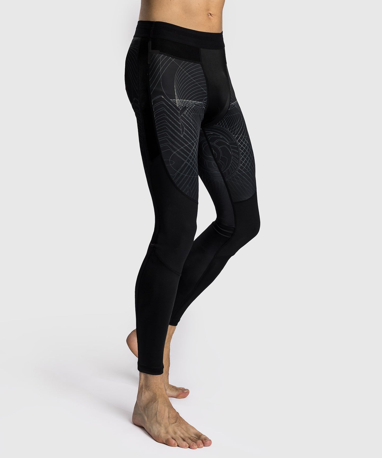 Pantalon de Compression Venum G-Fit Air pour Hommes - Noir Intense/Sable Désert