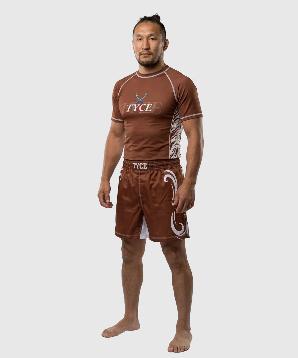 Short de combat TYCE CULTURE OF WAR Gengis Khan - Marron