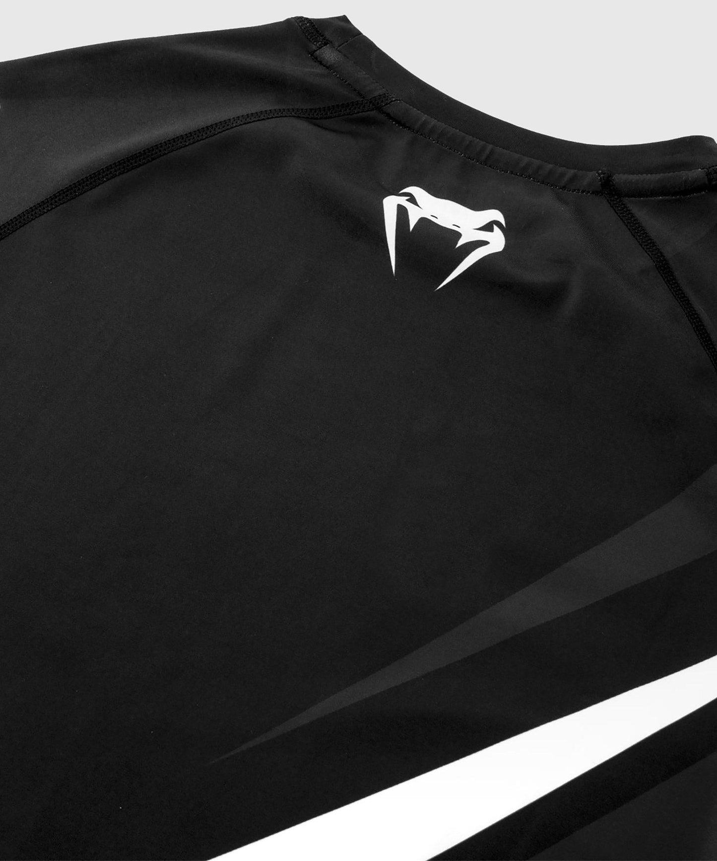 Rashguard Venum Contender 4.0 - Manches courtes - Noir/Gris-Blanc