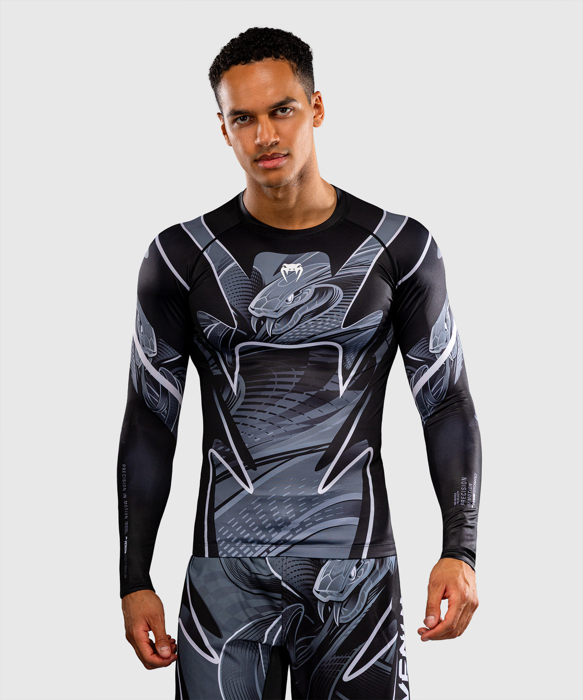 Venum Crimson Viper 2.0 Rashguard de manga larga - Negro/Gris