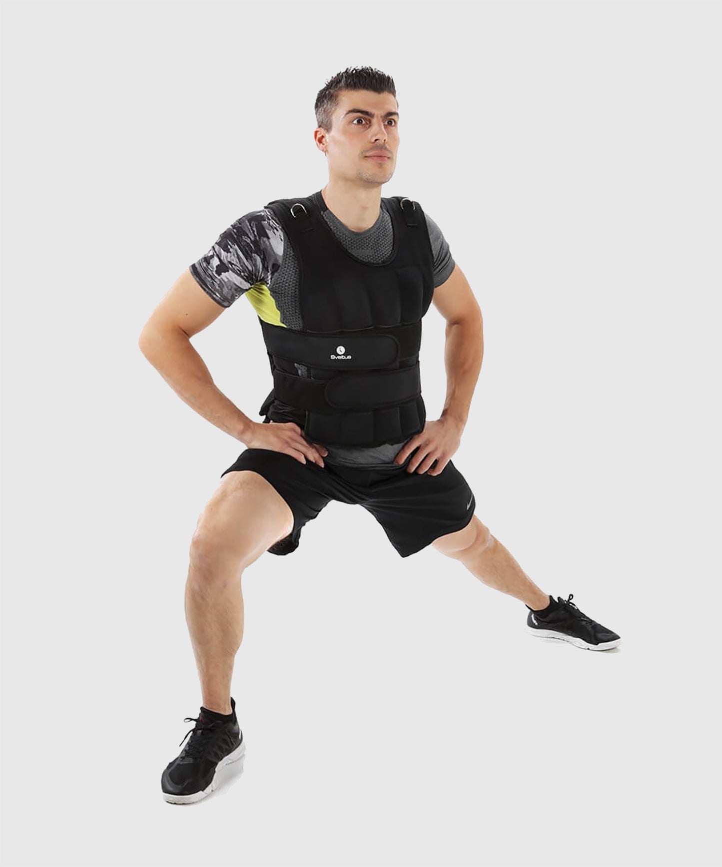 Sveltus Chaleco lastrado – 10 kg – Negro