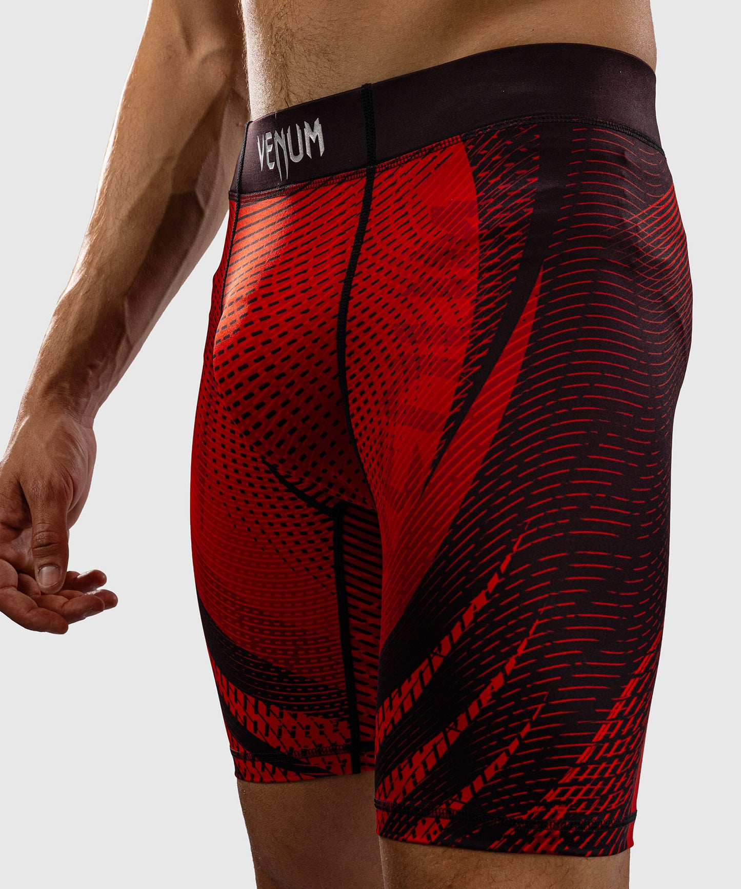 Venum Galactic 3.0 Pantalón Corto de Compresión - Rojo/Plata