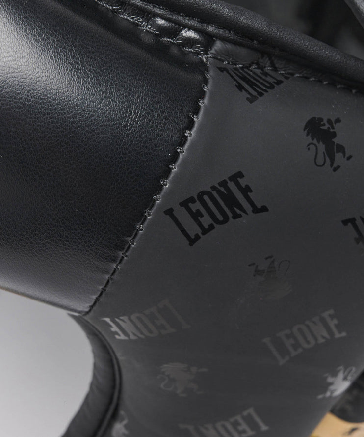 Leone DNA Casco de Boxeo - Negro
