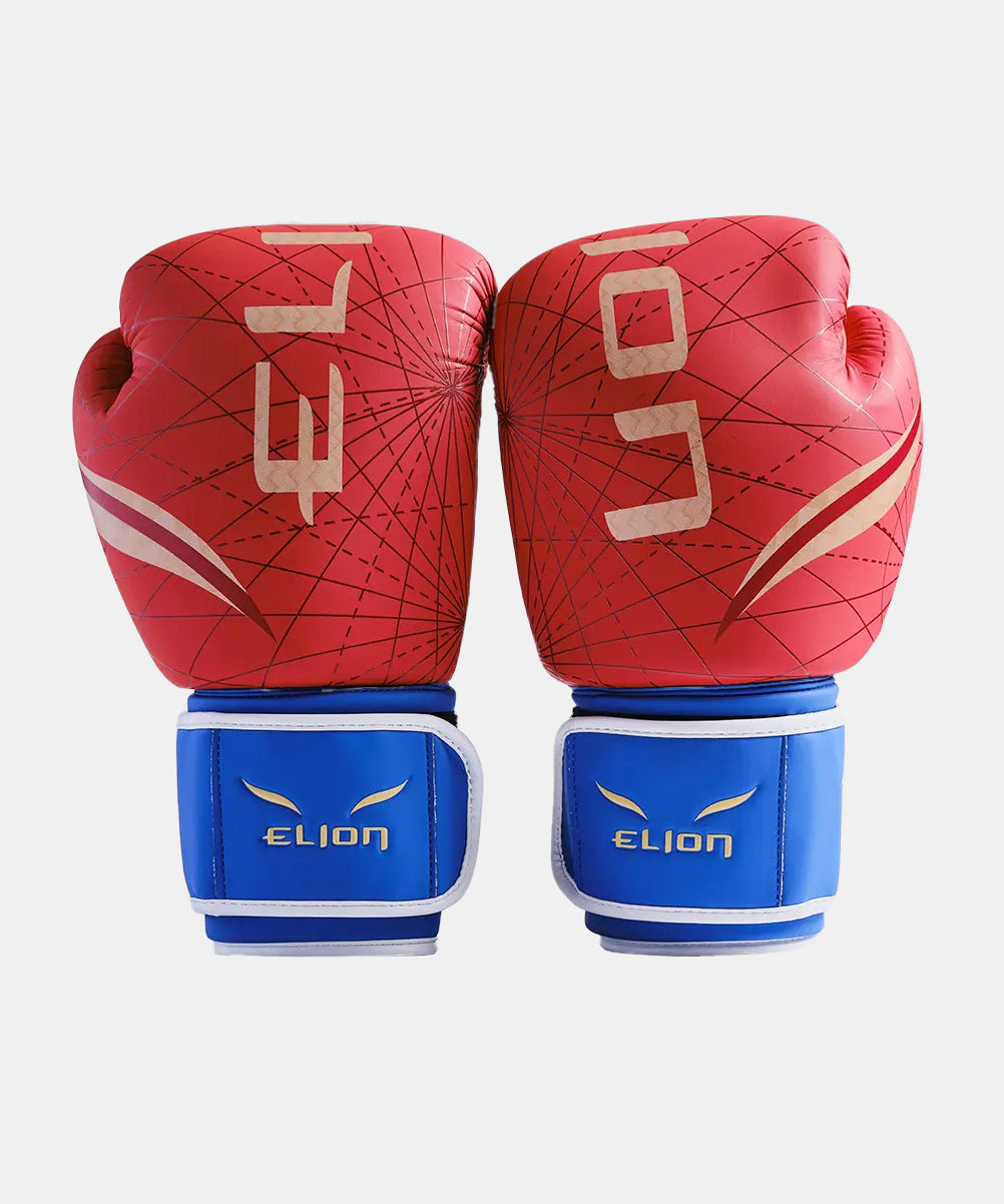 Elion X One Piece Luffy Boxing Gloves - Red/Blue