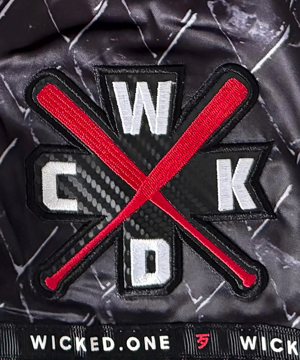 Wicked One Cage Pantaloncini da Muay Thai - Nero/Rosso