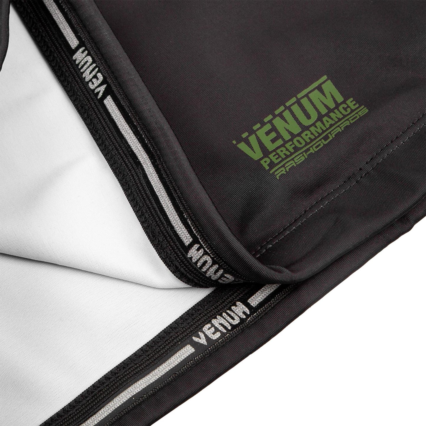 Venum Signature Rashguard - Long Sleeve - Black/Khaki - Exclusive