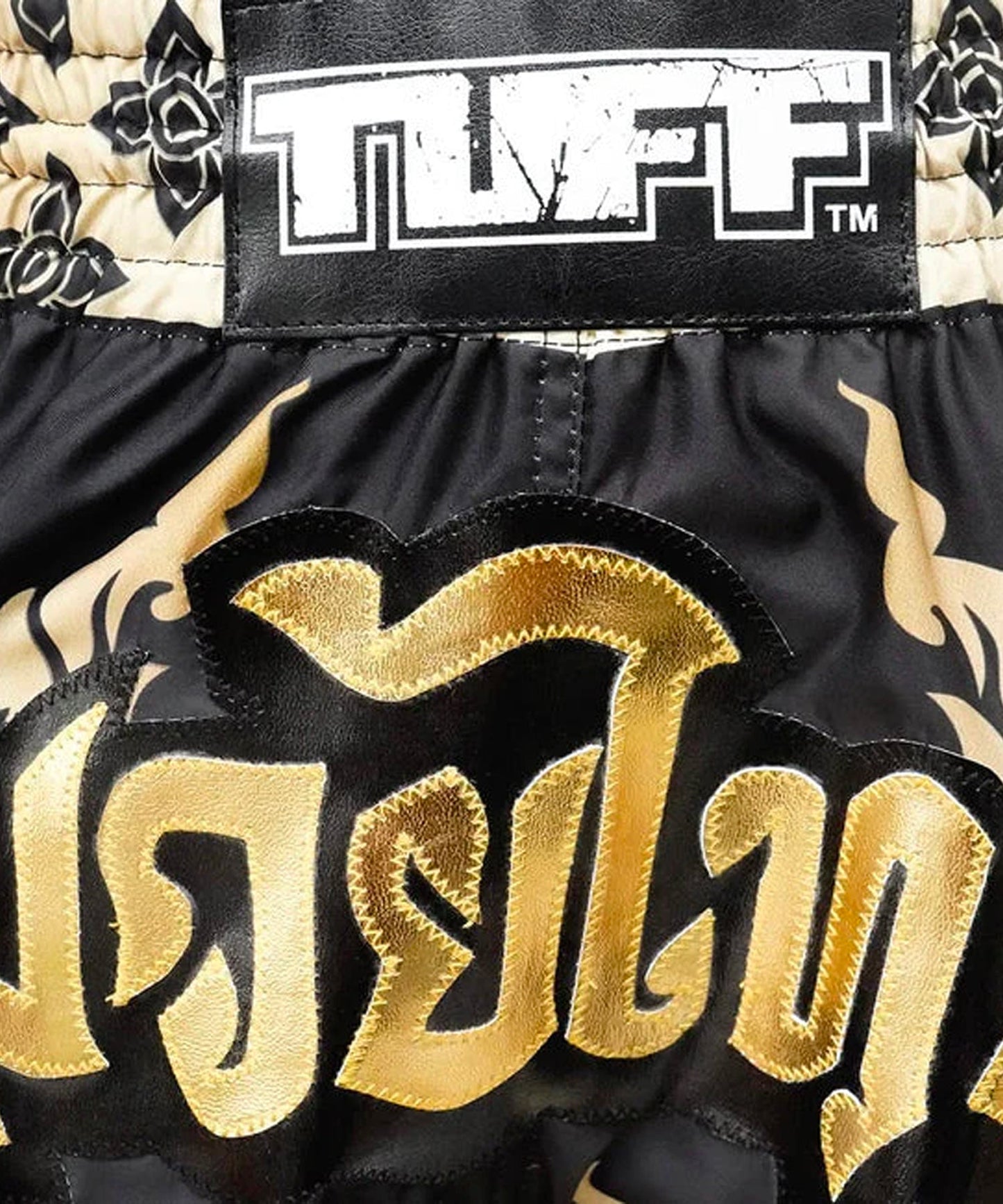 King Tuff Retro Style The Of Naga Pantaloncini da Muay Thai - Nero