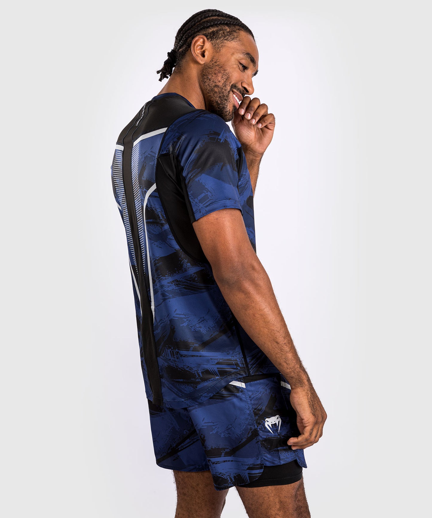 Venum Electron 3.0 Dry-Tech T-Shirt - Marineblau
