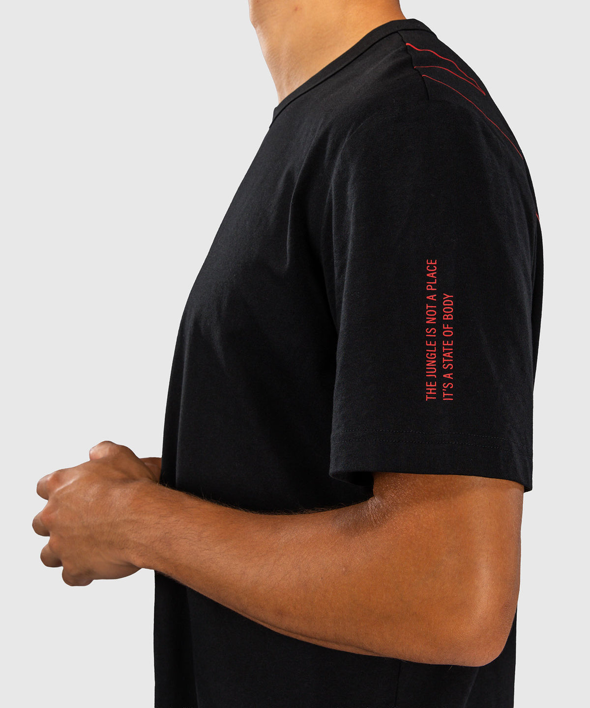 T-shirt Venum Amazonia Reborn - Noir/Rouge