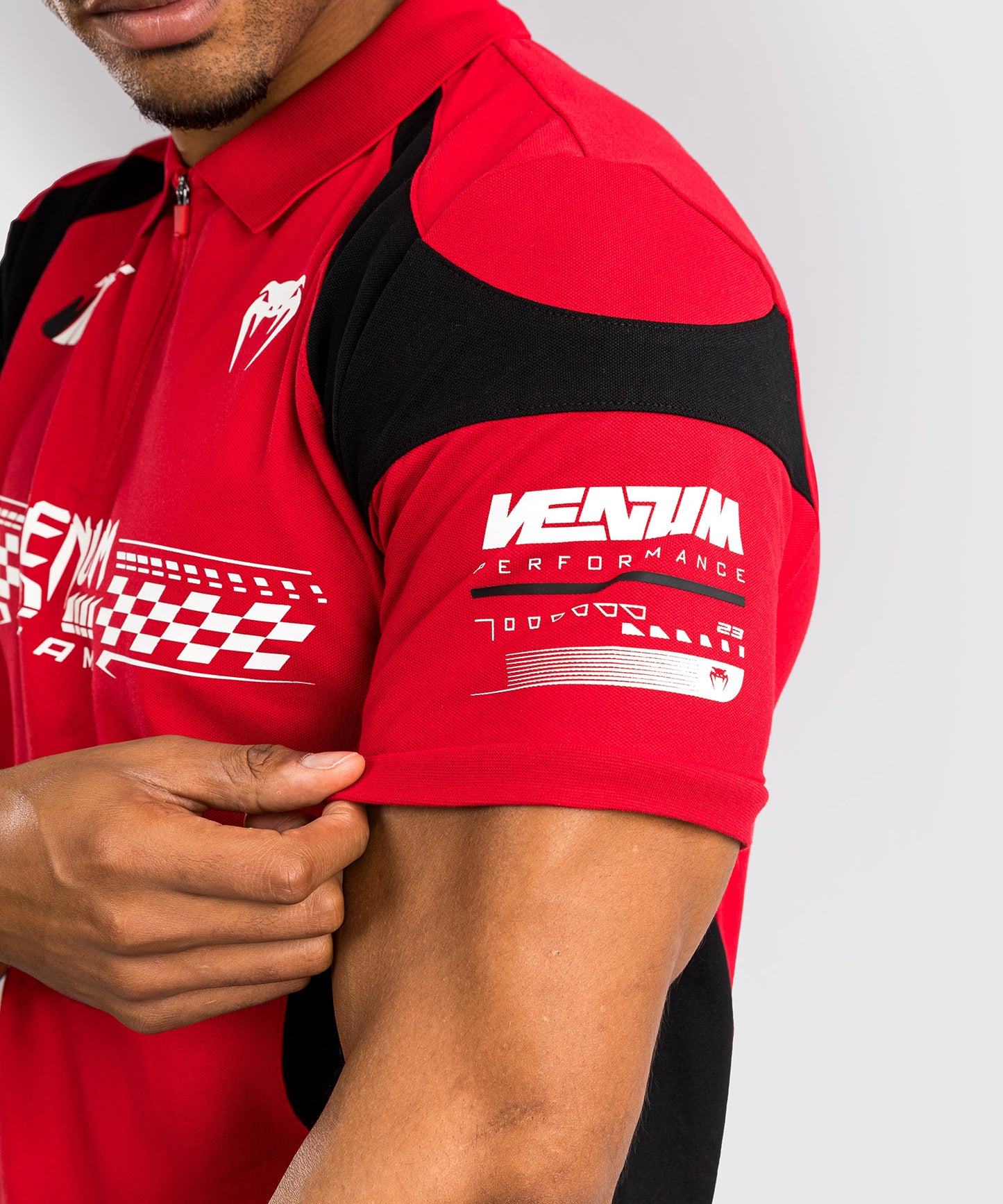 Polo en Coton Venum Motorsport - Rouge Vif