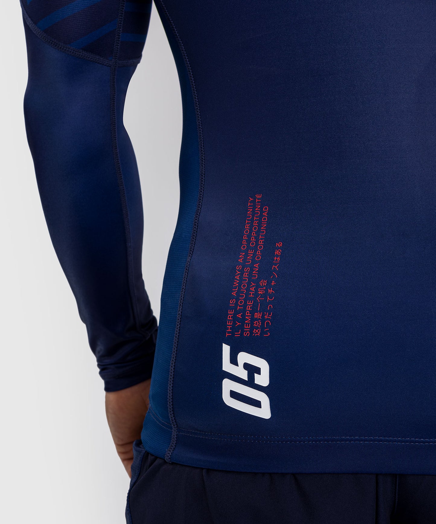 T-shirt Compression à Manches Longues Venum Sport 05 - Bleu/Jaune